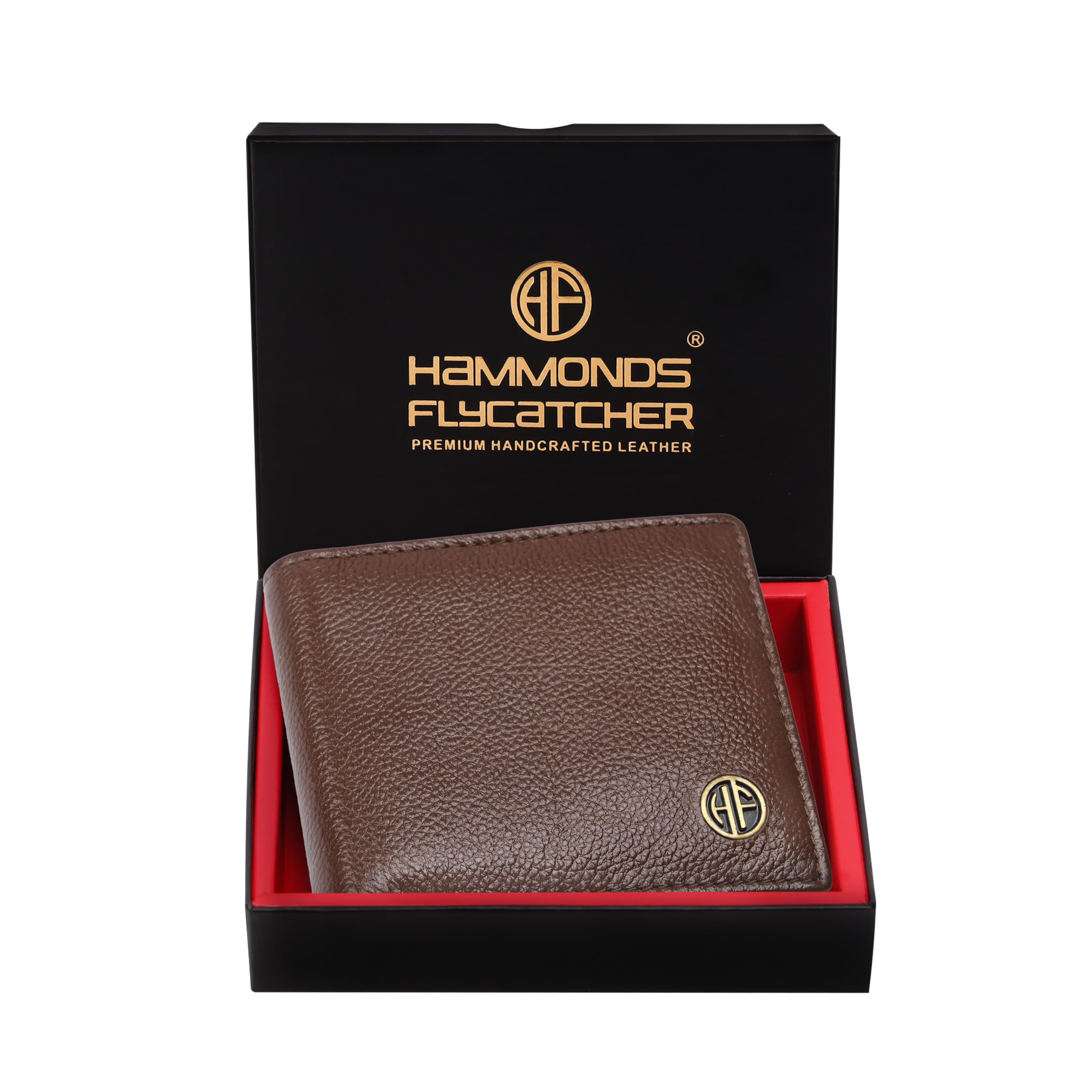 hammonds flycatcher RFID Protected Bi-Fold Wallet for Men Leather Original, Mens Wallet, Leather Wallets for Men, Stylish Purse with 5 Card Slots, 2 ID Slots, Coin Pocket, Mens Gift - Brushwood-picture-43