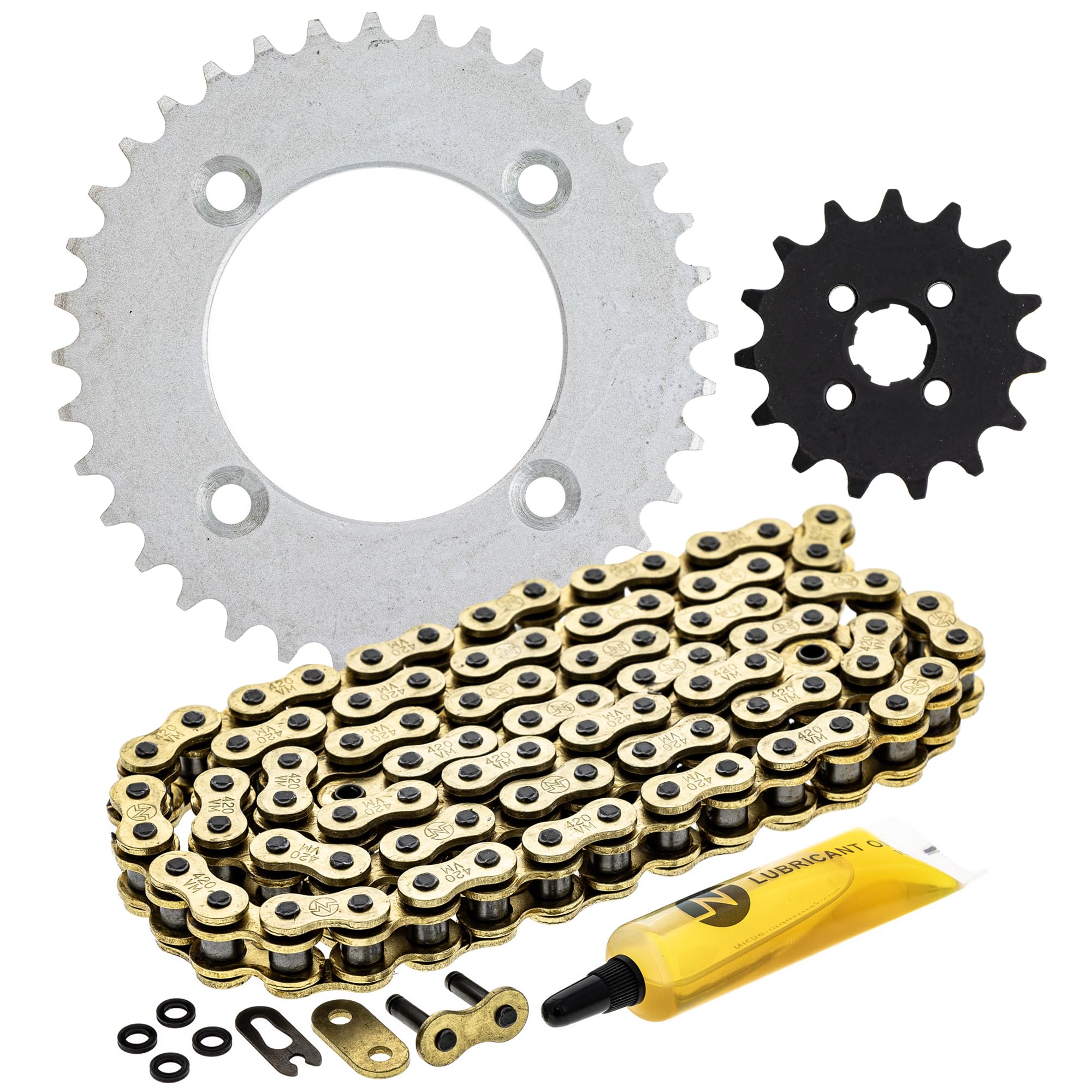 Amazon.com: NICHE Drive Sprocket Chain Combo for Honda XR70R Front