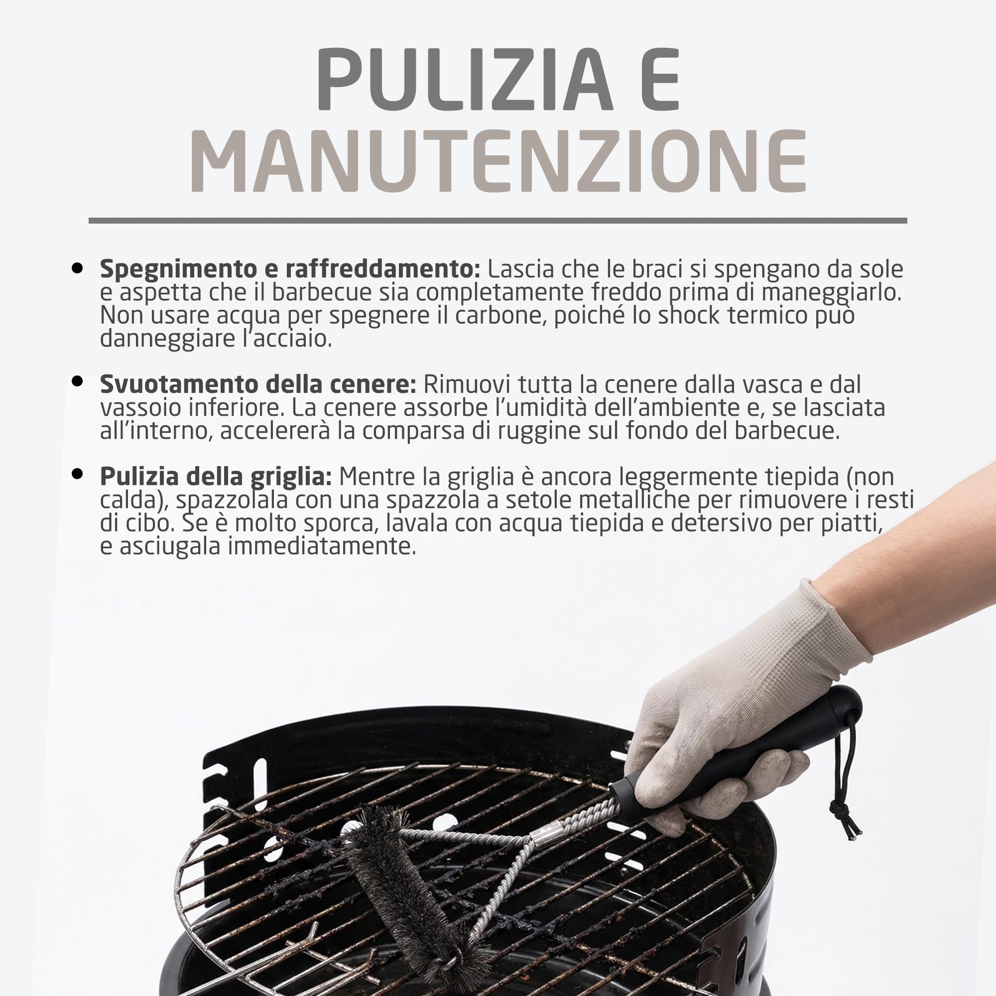 Amig - Barbecue a carbone - 33 x 35 x 56 cm - Nero - Realizzata in Acciaio - Giardino e patio - per terrazza e balcone con dimensioni adatte a spazi piccoli, uso pratico. Mod. AZKAR