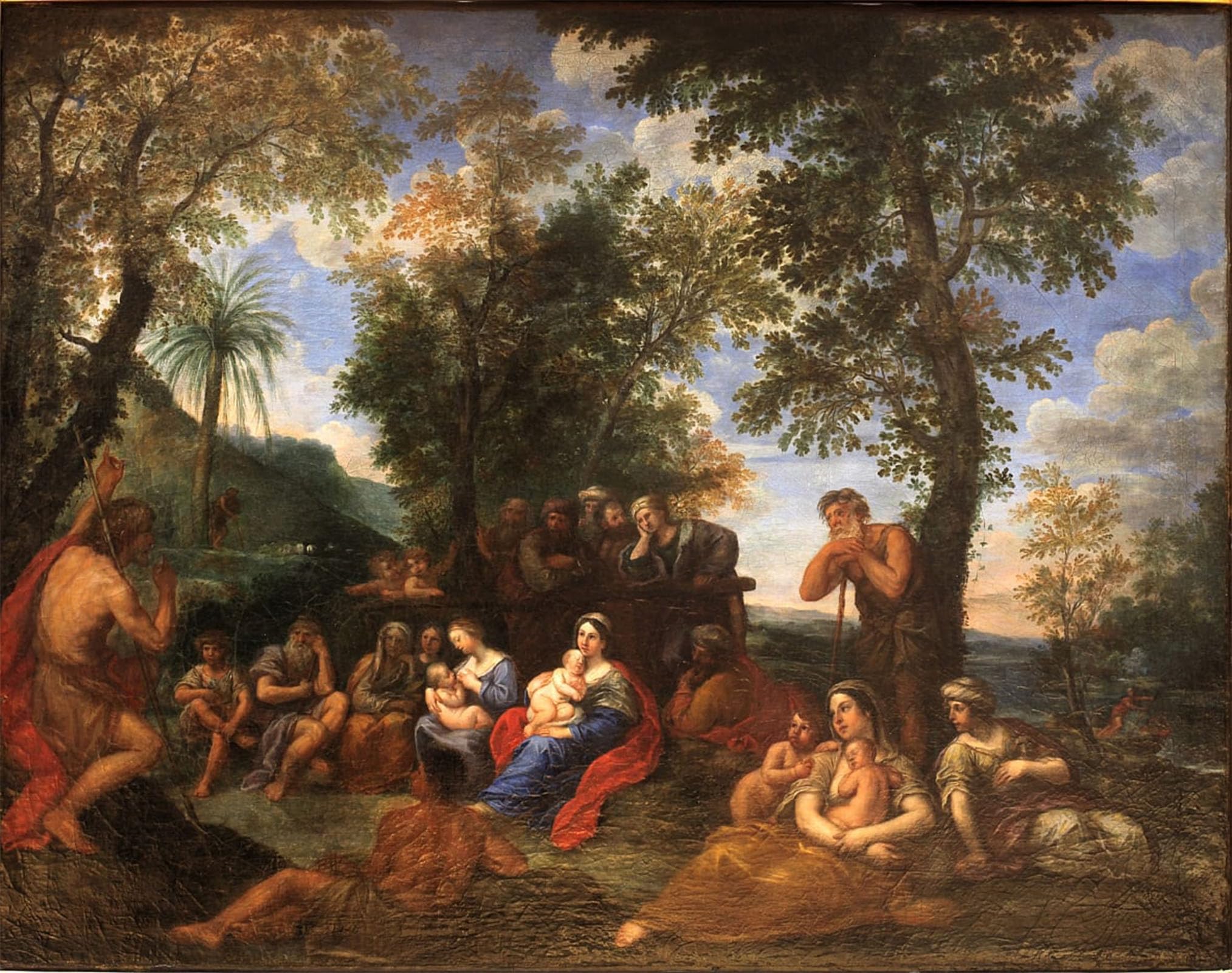 POSTERIIk Famous Animal Posters Vintage Picture Predication of Saint the Baptist by Francesco Albani Modern Wall Decor for Home Decor 60x90cm
