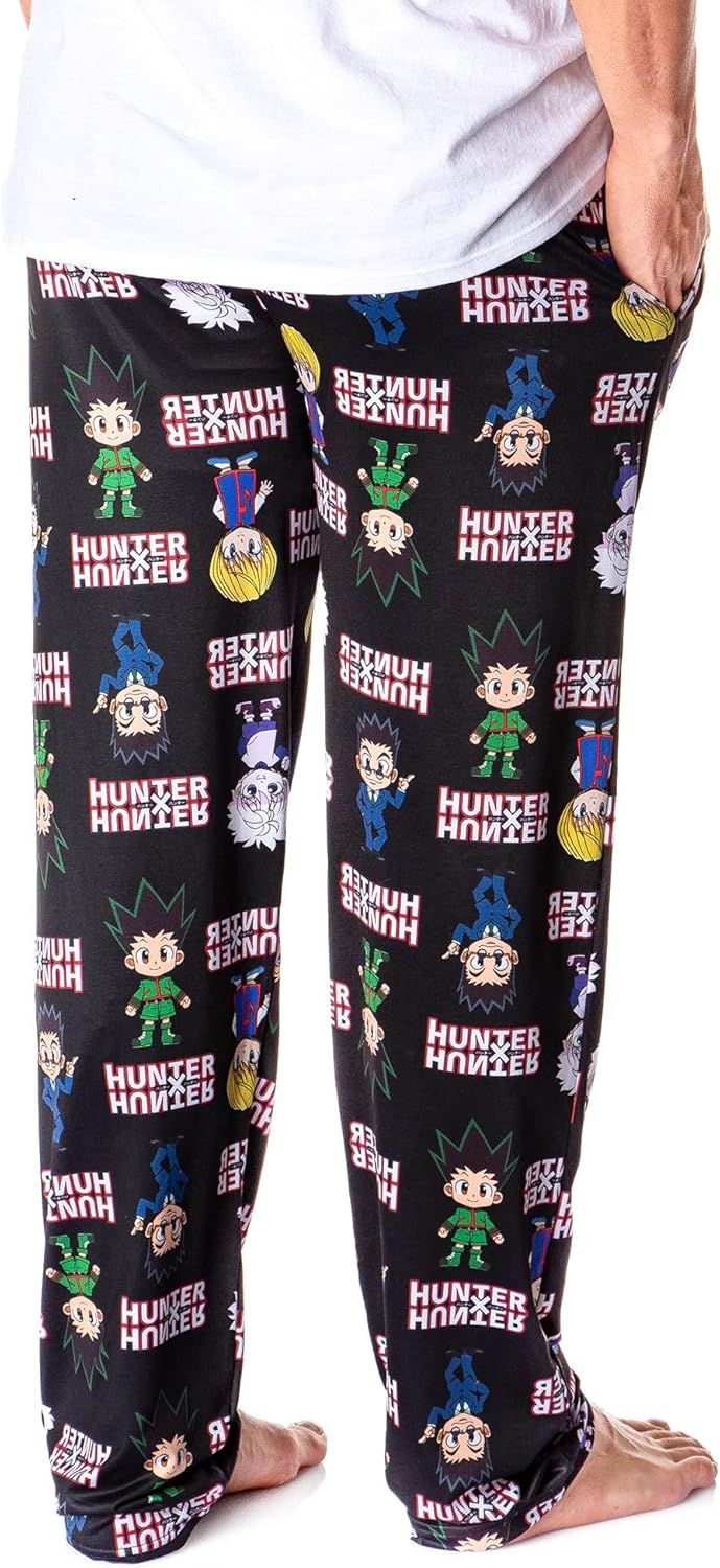 Hunter X Hunter Men's Gon Killua Kurapika Leorio Character Adult Lounge Pajama Pants - Image 2
