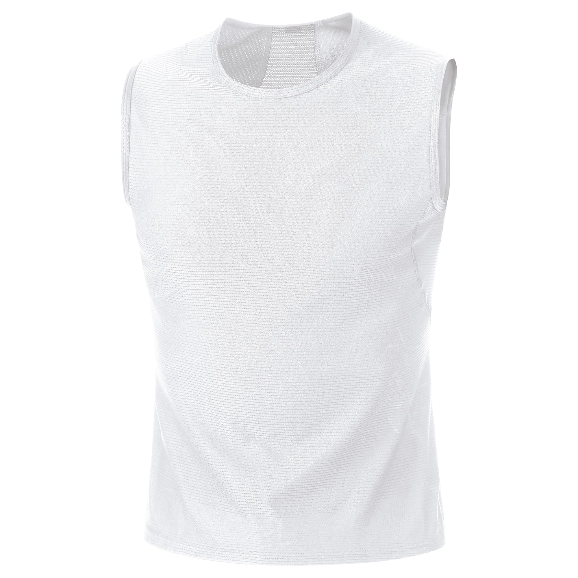 GORE WEAR Men's Gore M Base Layer Sleeveless Shirt, White, S