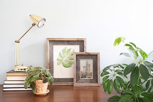 Miniatura 2 de BarnwoodUSA LLC Marco de fotos rústico de 4 x 4 pulgadas, hecho a medida, marcos de fotos de madera de granja recuperada real, decoración de madera