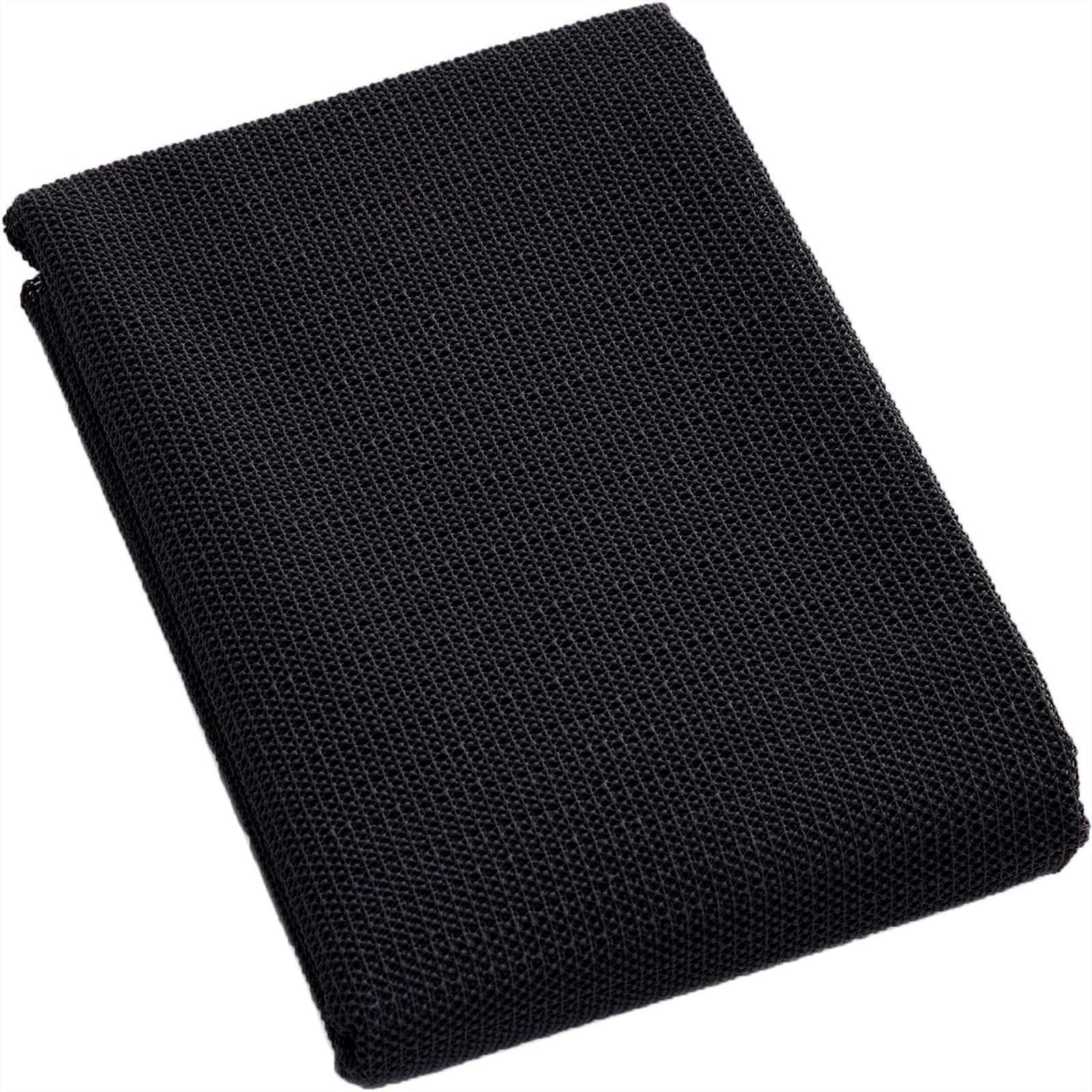 Tappeto Antiscivolo 195 x 300 cm Lavabile Tagliabile Multiuso Tappeto Antiscivoli Lavabile/Antiscivolo Sottotappeto per Parquet Scendiletto Cucina Auto Tampone Scaffali, Nero