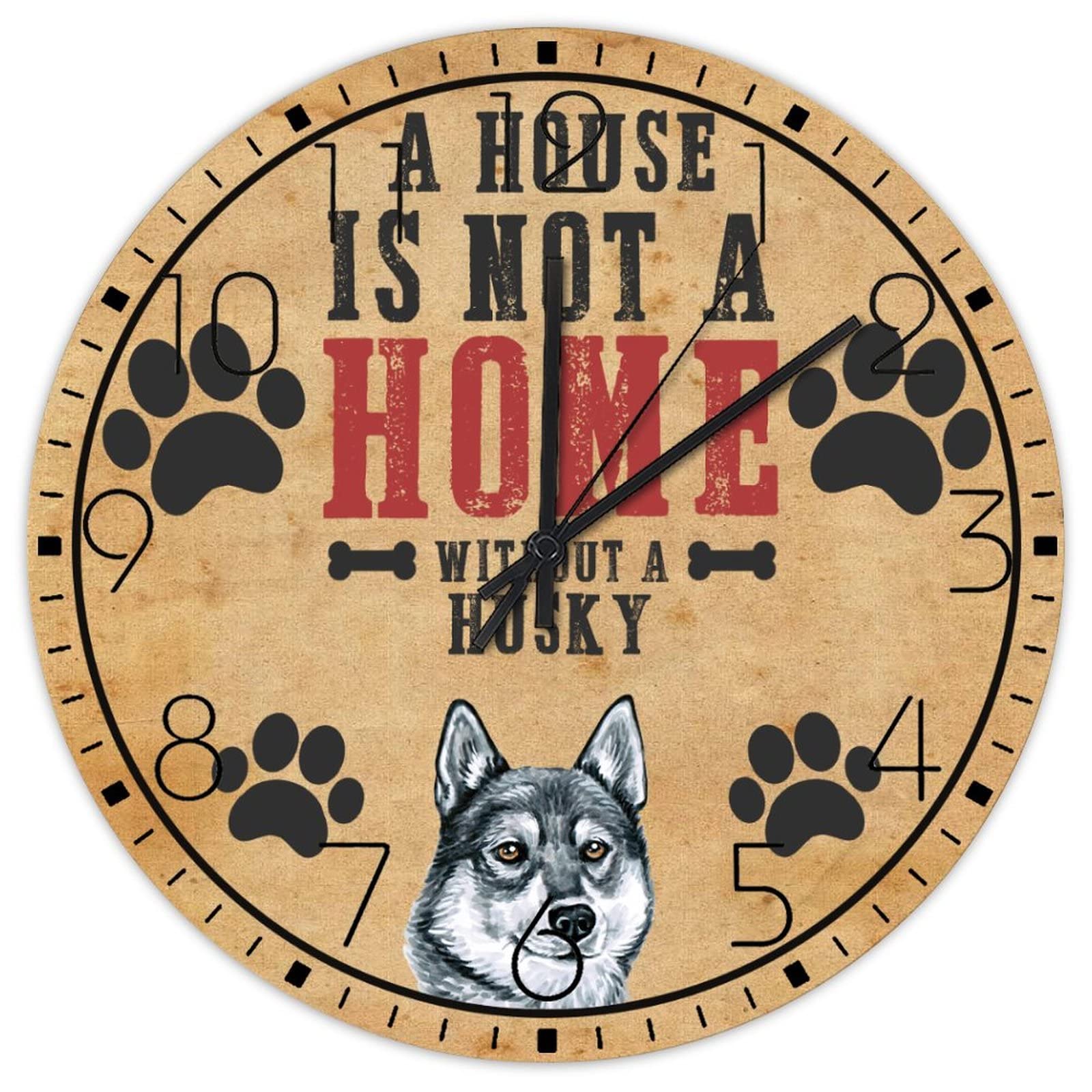 Horloge murale ronde 30 cm sans bruit pour éliminer le tic-tac stressant