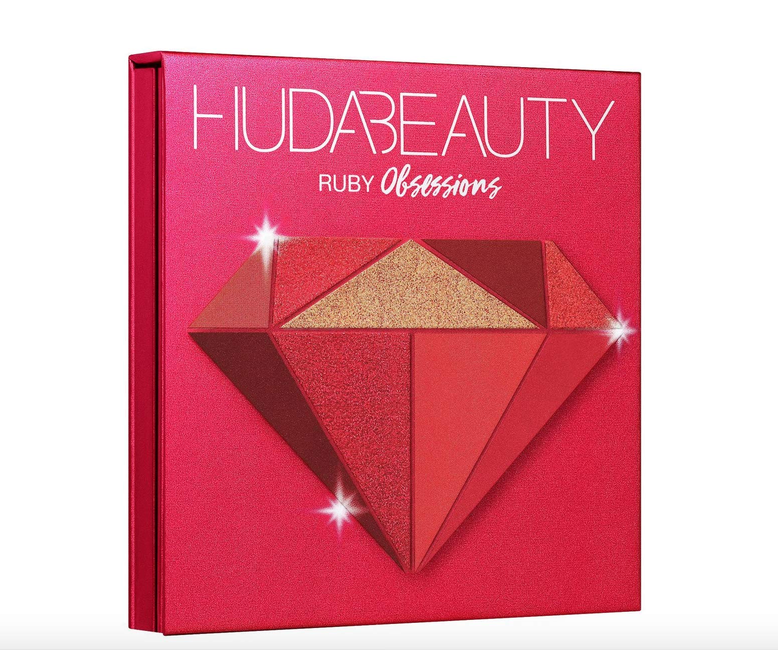 HUDA BEAUTY Obsessions paleta cieni do powiek, kolor: rubinowy