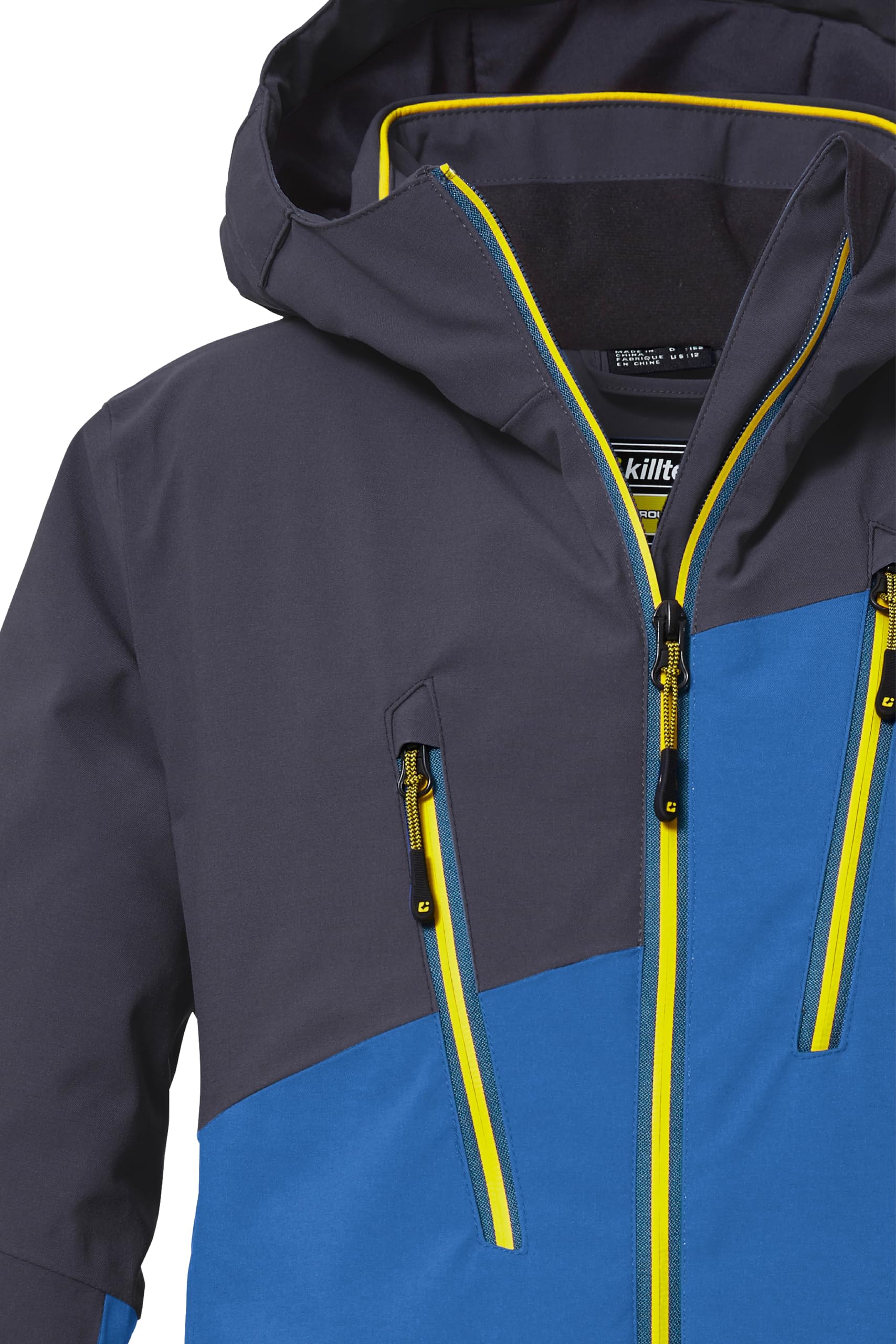 Killtec Ksw 173 Bys Ski Jckt Chaqueta de esquí/chaqueta funcional con capucha y paranieves, impermeable Boy´s