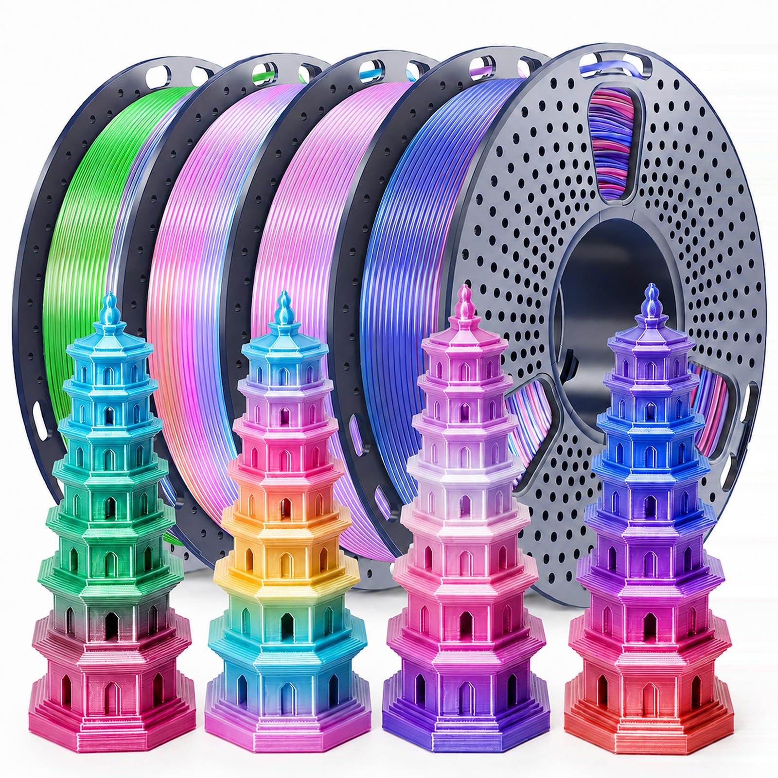 SUNLU PLA Filament Bundle - 8 Colors, 250g Spools -20 SUNLU PLA Filament Bundle - 8 Colors, 250g Spools -20