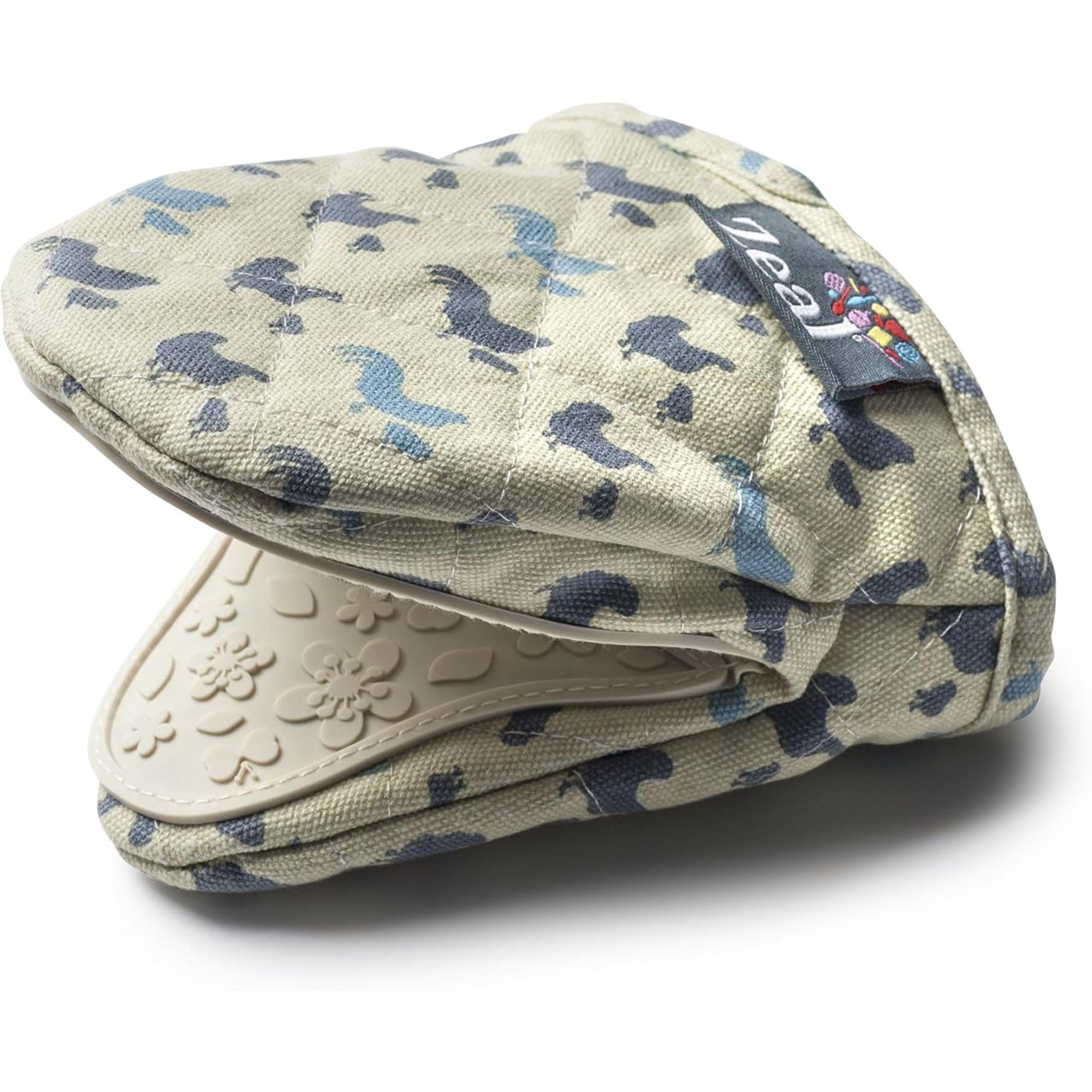 Zeal Mini Mitt/Pot Holder, Hen/Cream, Small