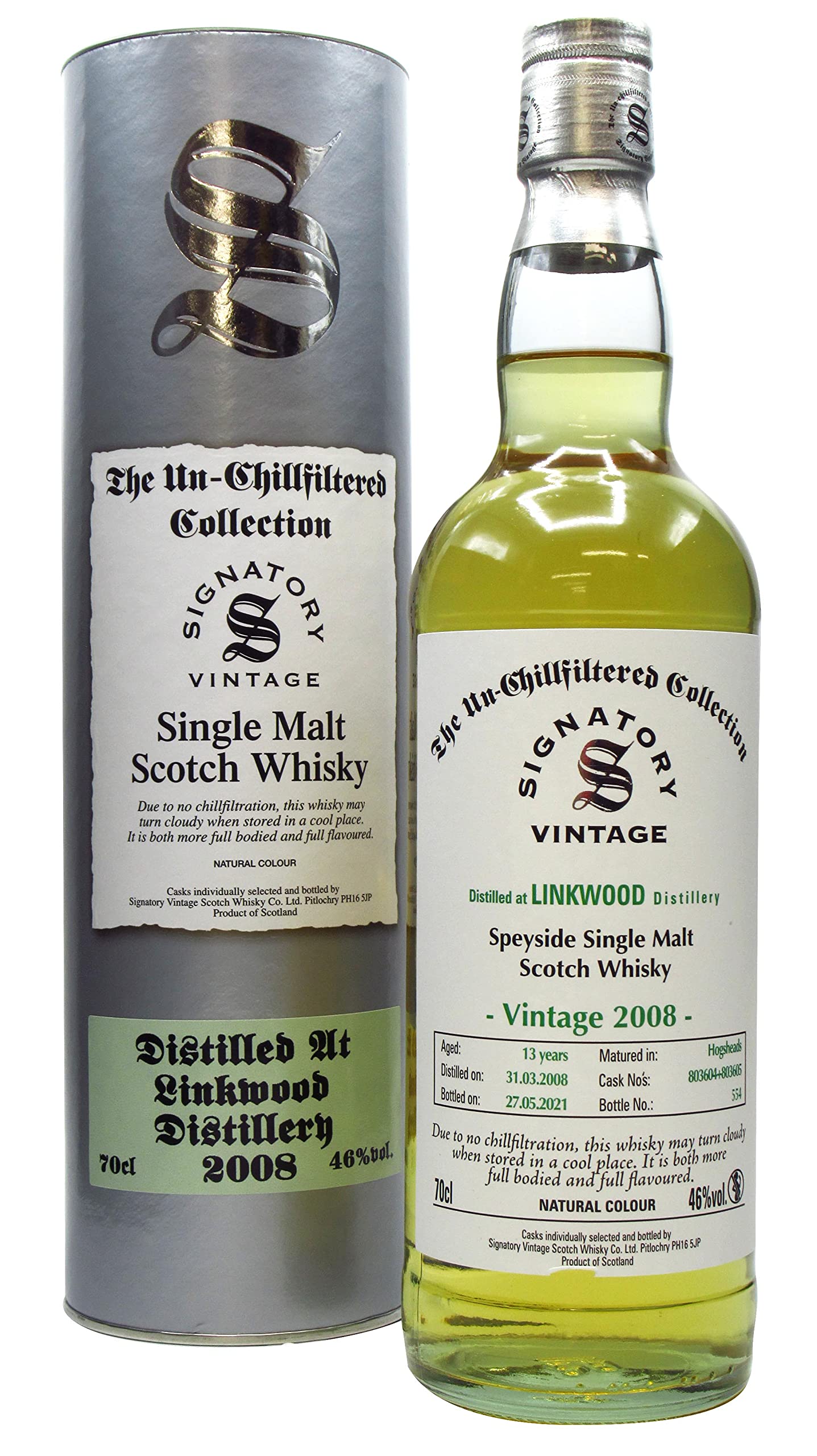 Linkwood - Signatory Vintage - 2008 13 year old Whisky