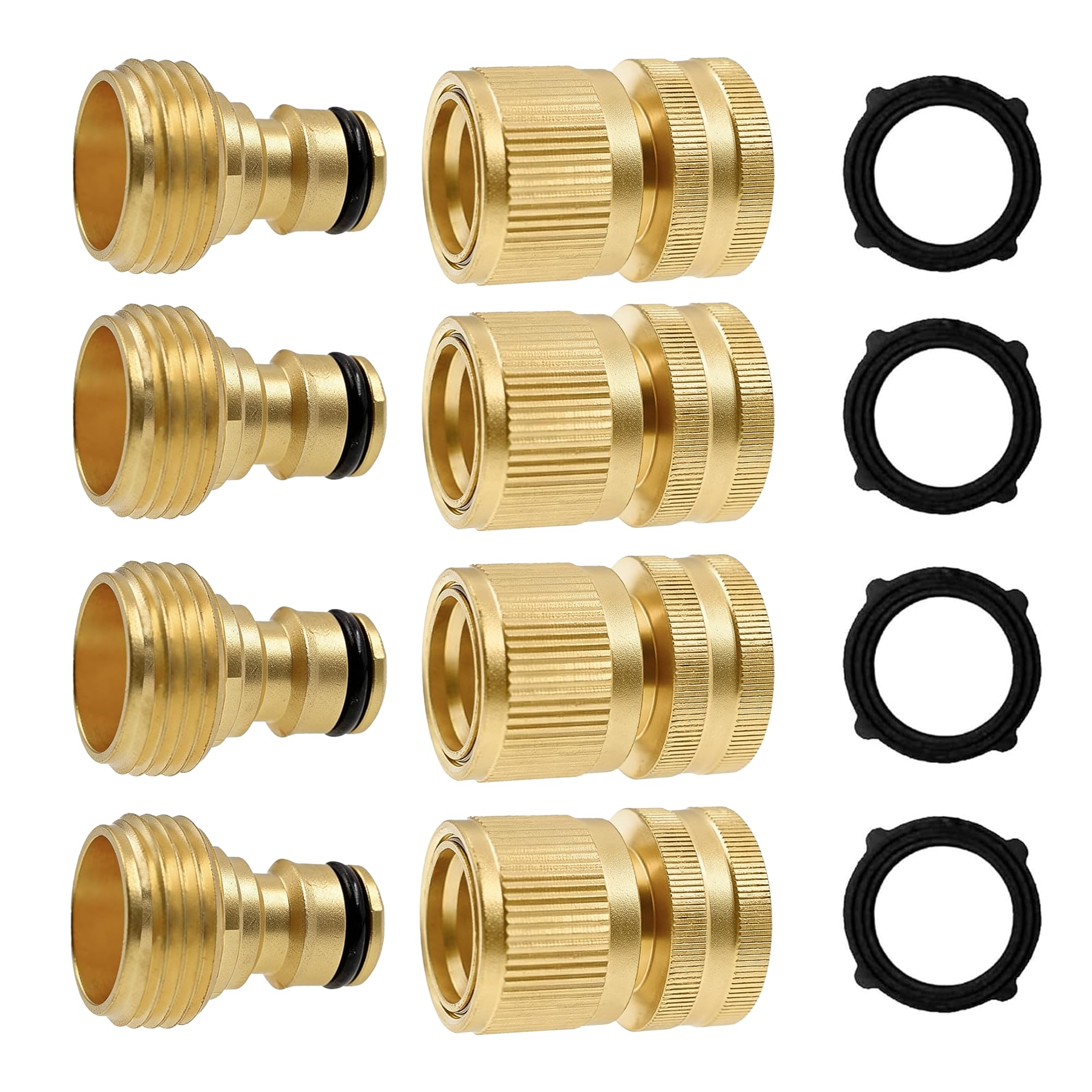 Hourleey Garden Hose Quick Connector Set