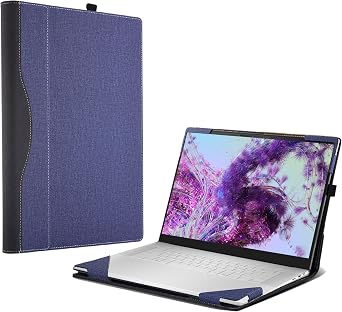 Laptop Case for Dell 2024 XPS 16 9640 Laptop 16.3 inch Laptop Computer Notebook Sleeve Detachable Shell Blue