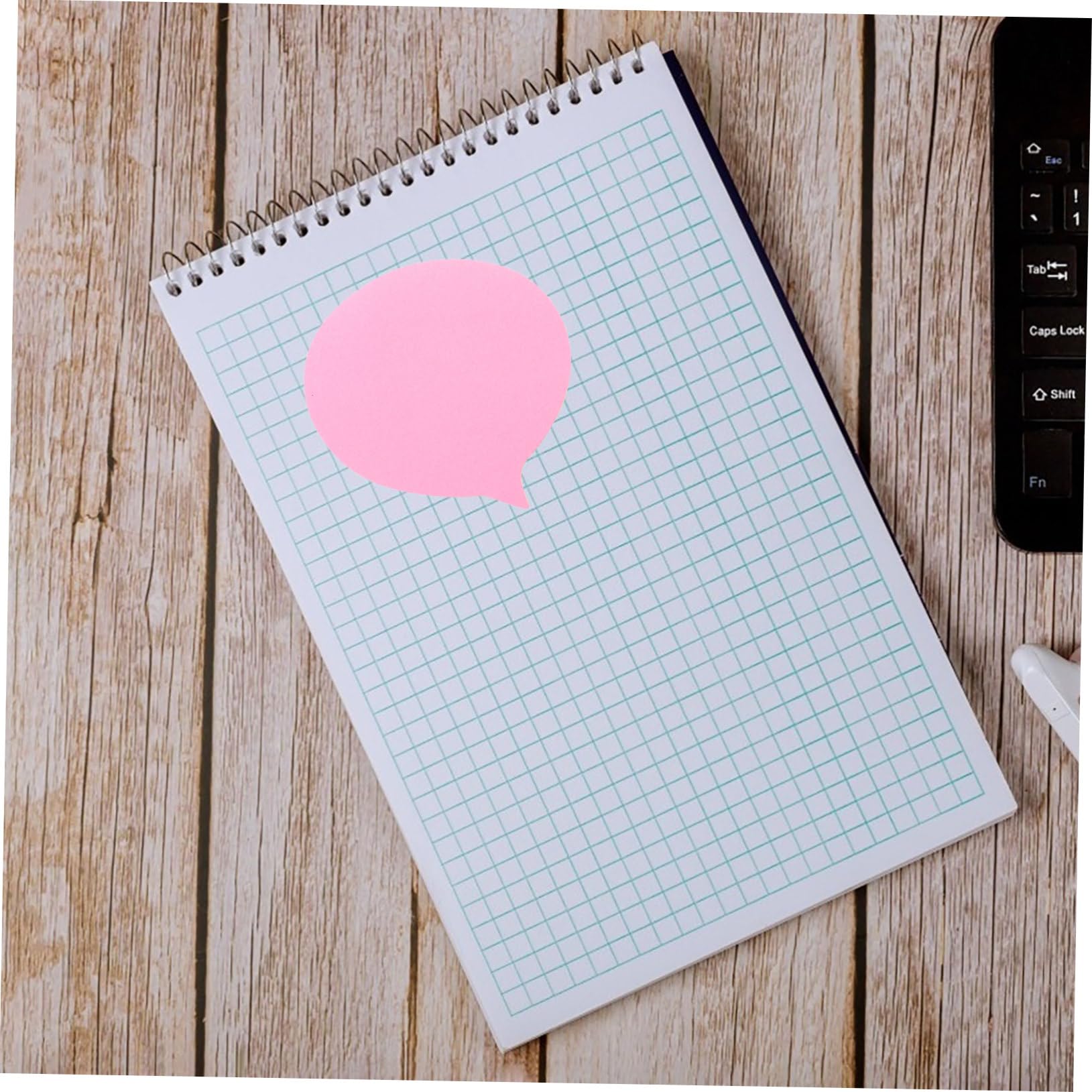 Uonlytech 3 Pezzi Blocchetti Adesivi Colorati Autoadesivi Libri Note per Ufficio e Scuola Adesivi Memo Resistenti con Design Carino per Pianificazione Per Studenti