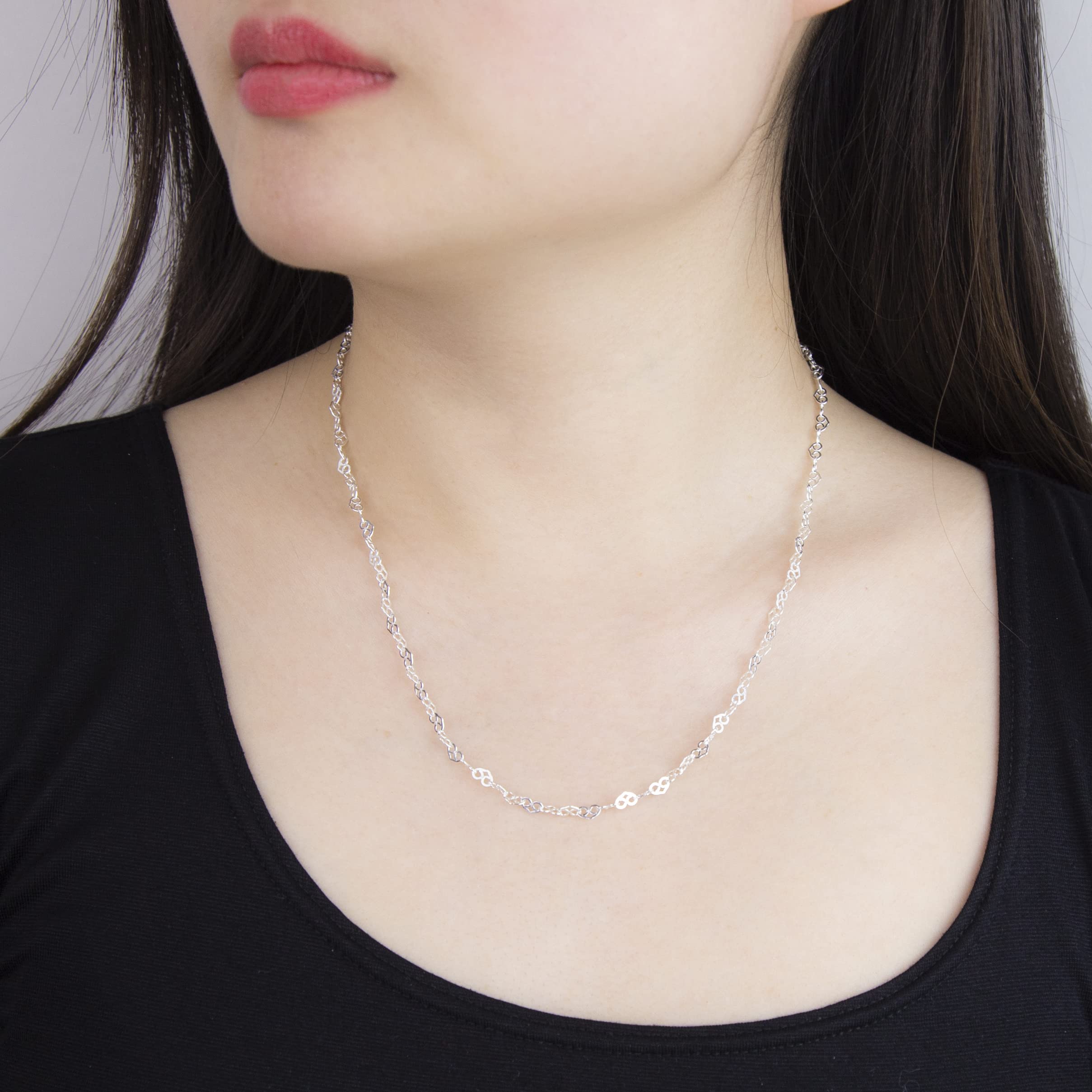Tuscany Silver damski łańcuszek na szyję ze srebra wysokiej próby, 3,5 mm
