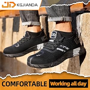 Amazon.com: Steel Toe Shoes for Men Women Work Safety Shoes