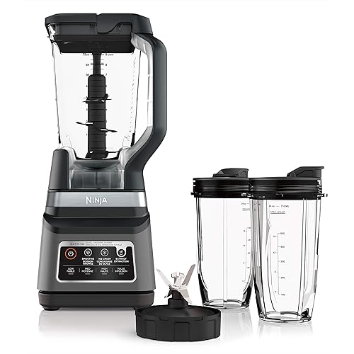 Ninja BN751C, Professional Plus Blender DUO With Auto-iQ, Black , 1200W (Canadian Version), 72oz - Blender + To Go Cups (2)