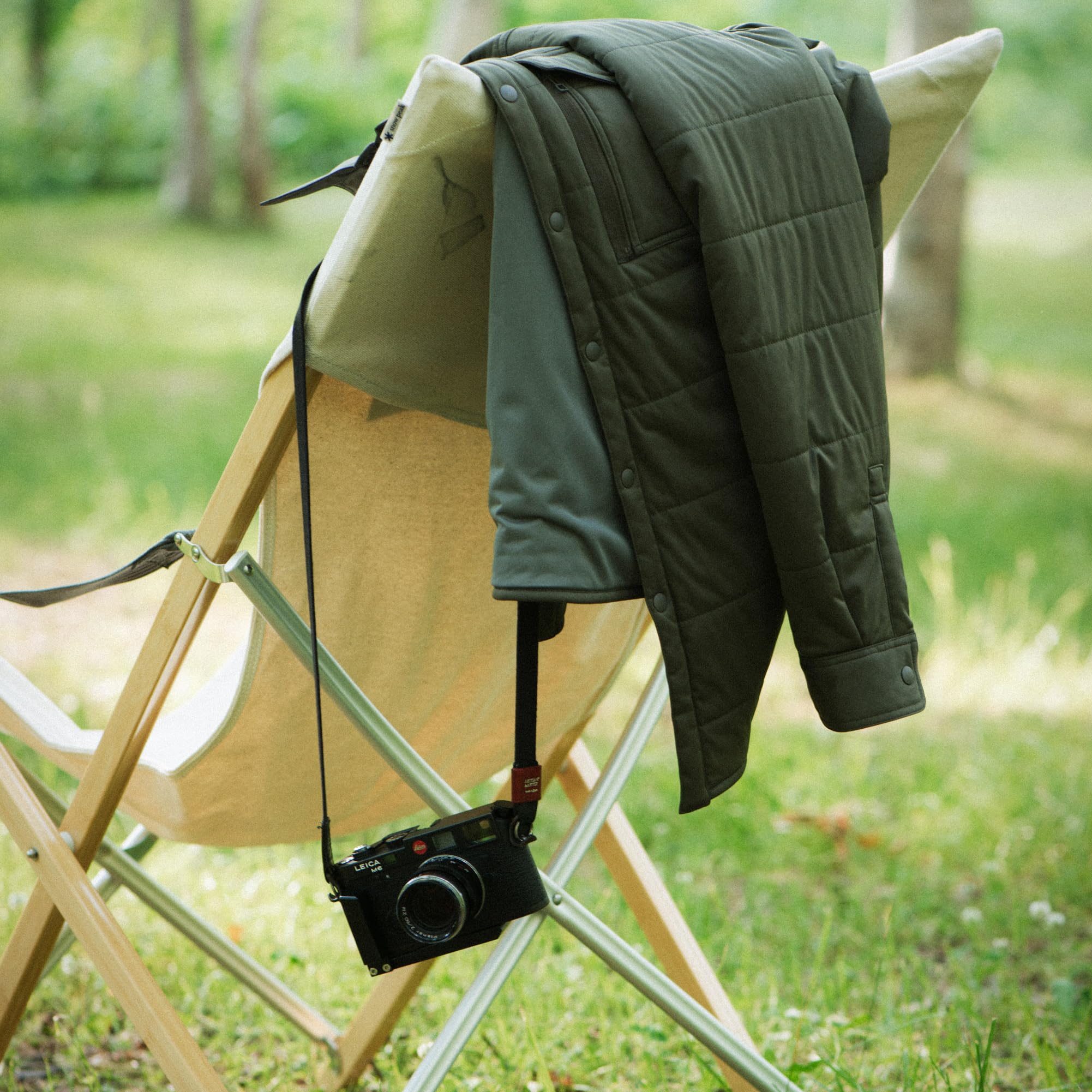 Amazon.com : Snow Peak Take! Bamboo Chair Long, Sturdy Washable