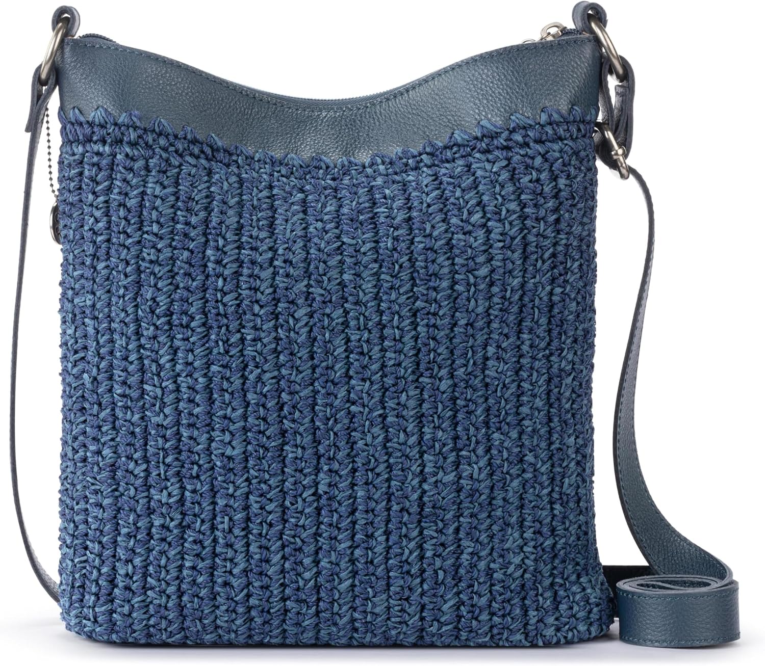 The Sak Lucia Crochet Crossbody Purse - Zipper Closure & Adjustable Strap image 5