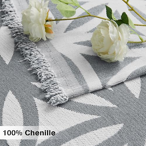 Miniatura 5 de LOMAO Funda de sofá para sofá modular de 3 cojines, funda de sofá en forma de L con borlas, protector de sofá de felpilla lavable y reversible para