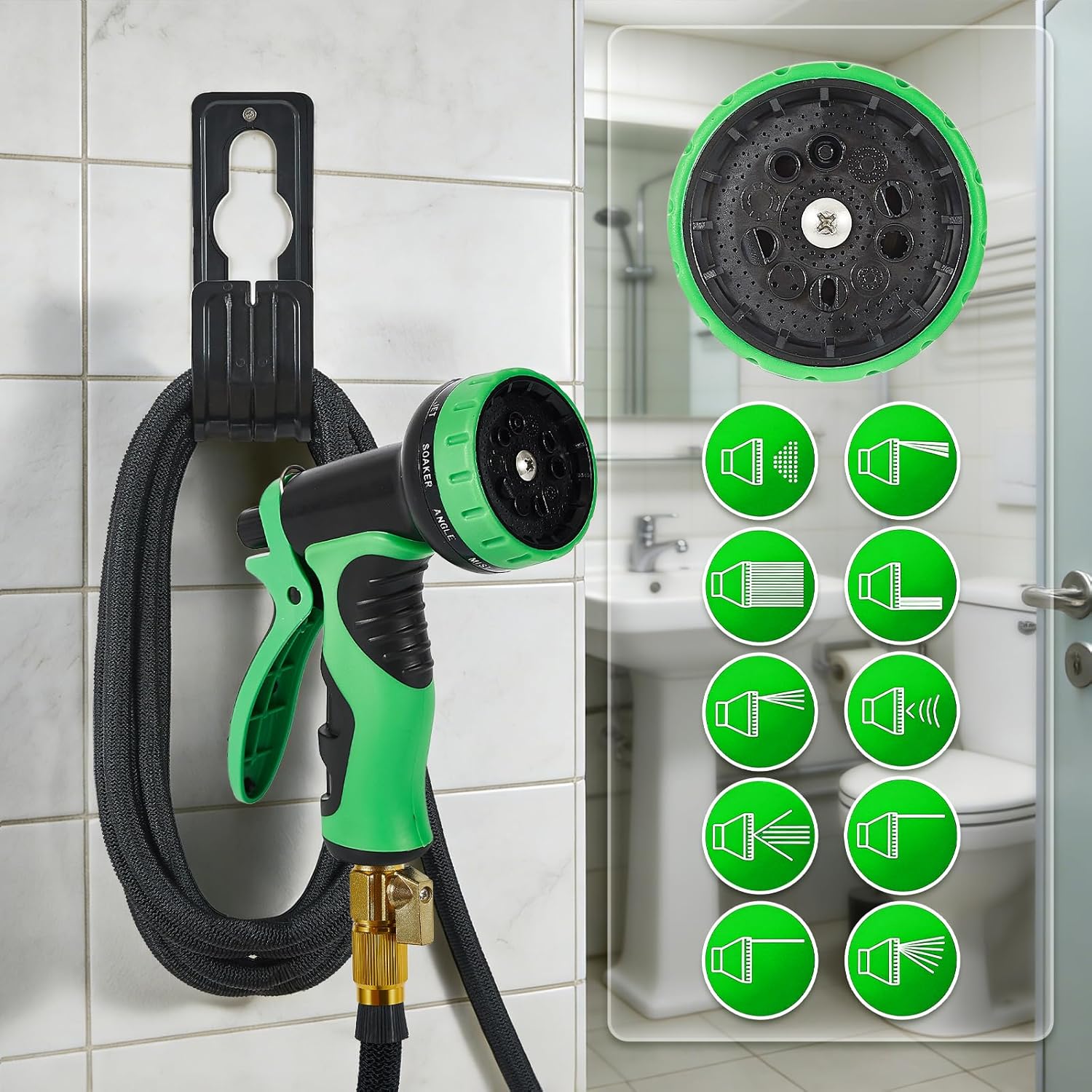 75 FT Sink Hose Attachment for Faucet,Indoor Faucet Hose for Kitchen, Bathroom,Watering Houseplants, Dog Washing, Household Cleaning, Filling Fish Tank, Bathtub