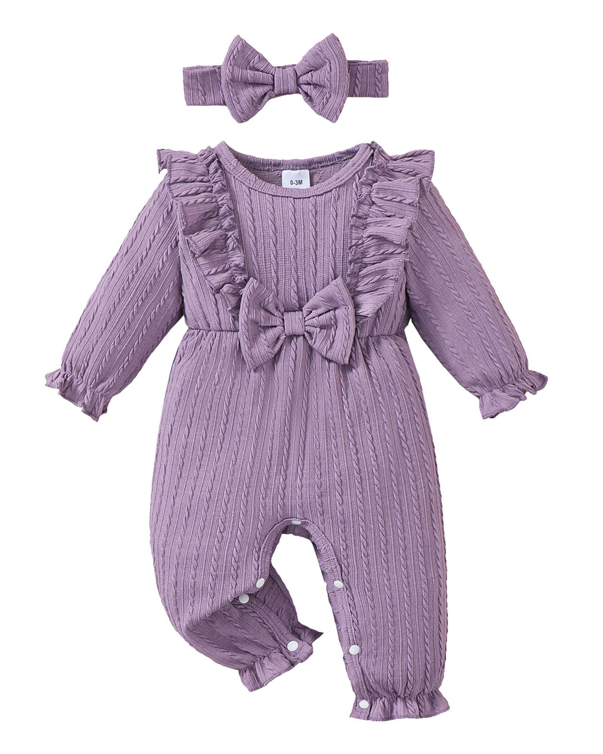 Renotemy Baby Girl Clothes Gifts Newborn Essential Outfit Preemie-12Months