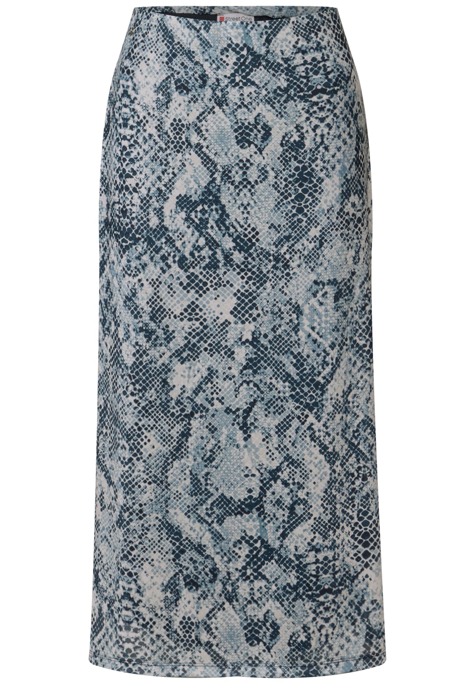 Mesh-Rock mit Snake Print