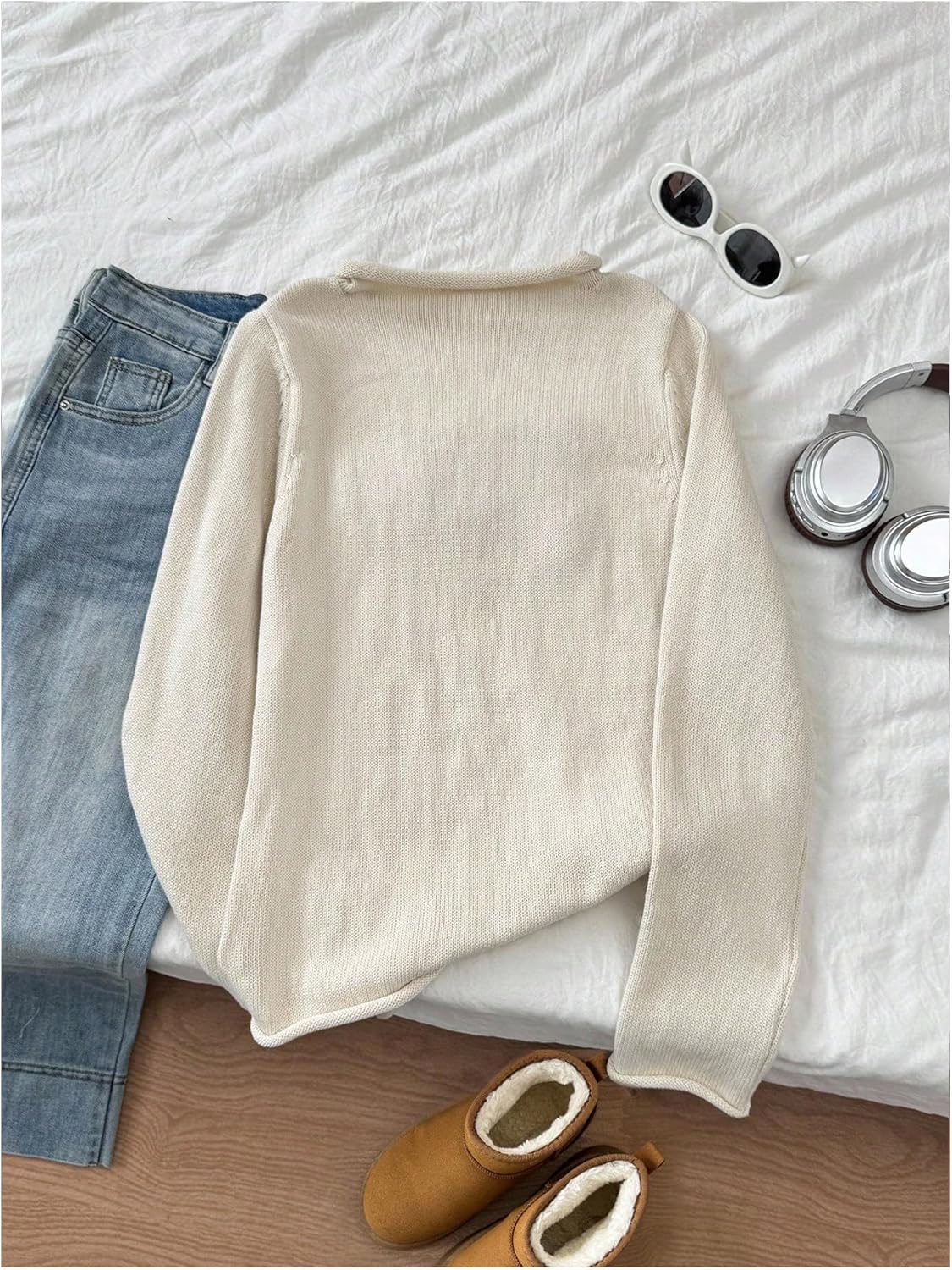 Verdusa Women's Cozy Lobster Sweater Fall Clothes Drop Shoulder Pullover Knit Tops - Image 2