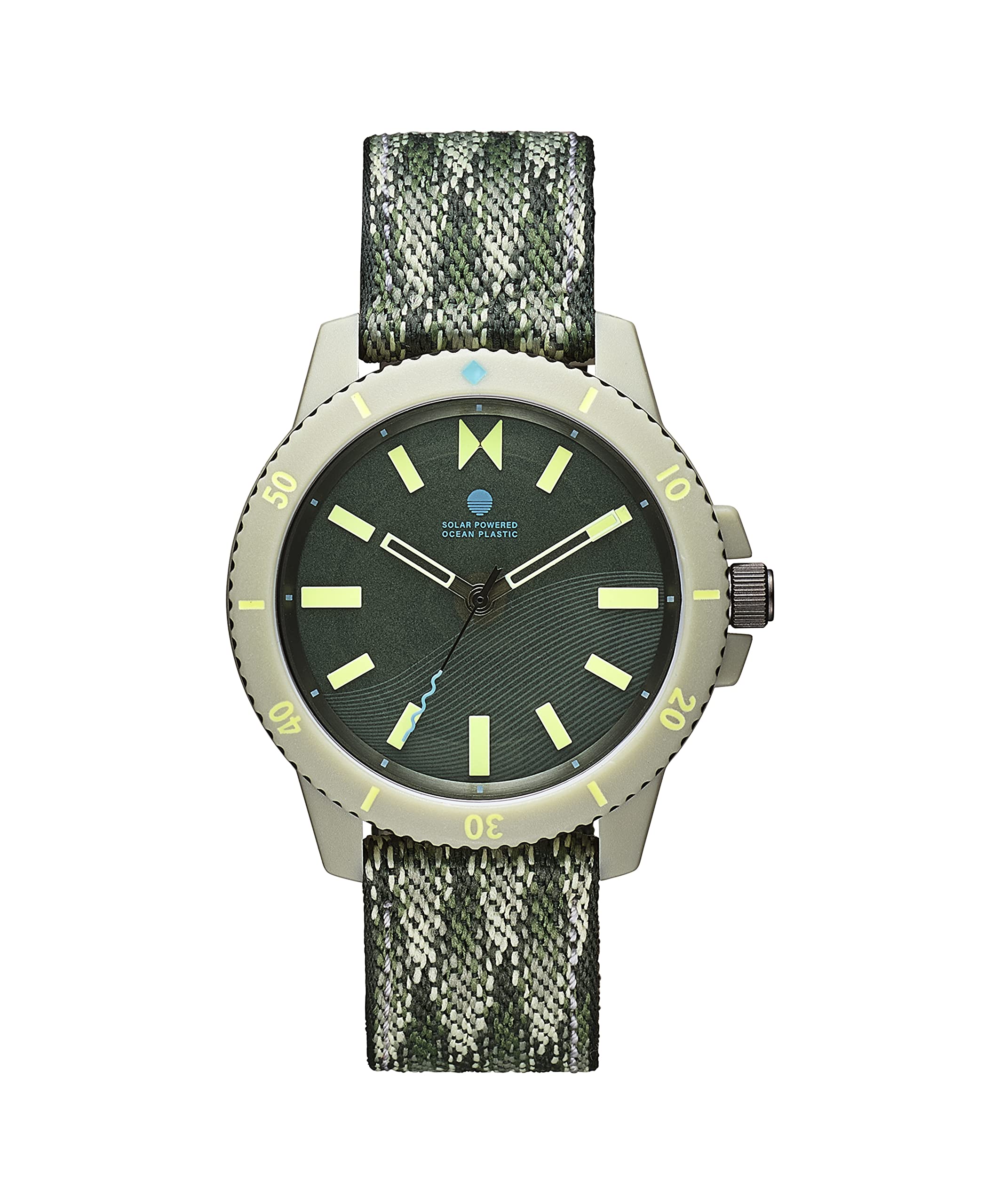 MVMT Solar Watch for Men and Women Ocean Plastic Powered by The Sun Everyday Wear for Him or Her 38mm