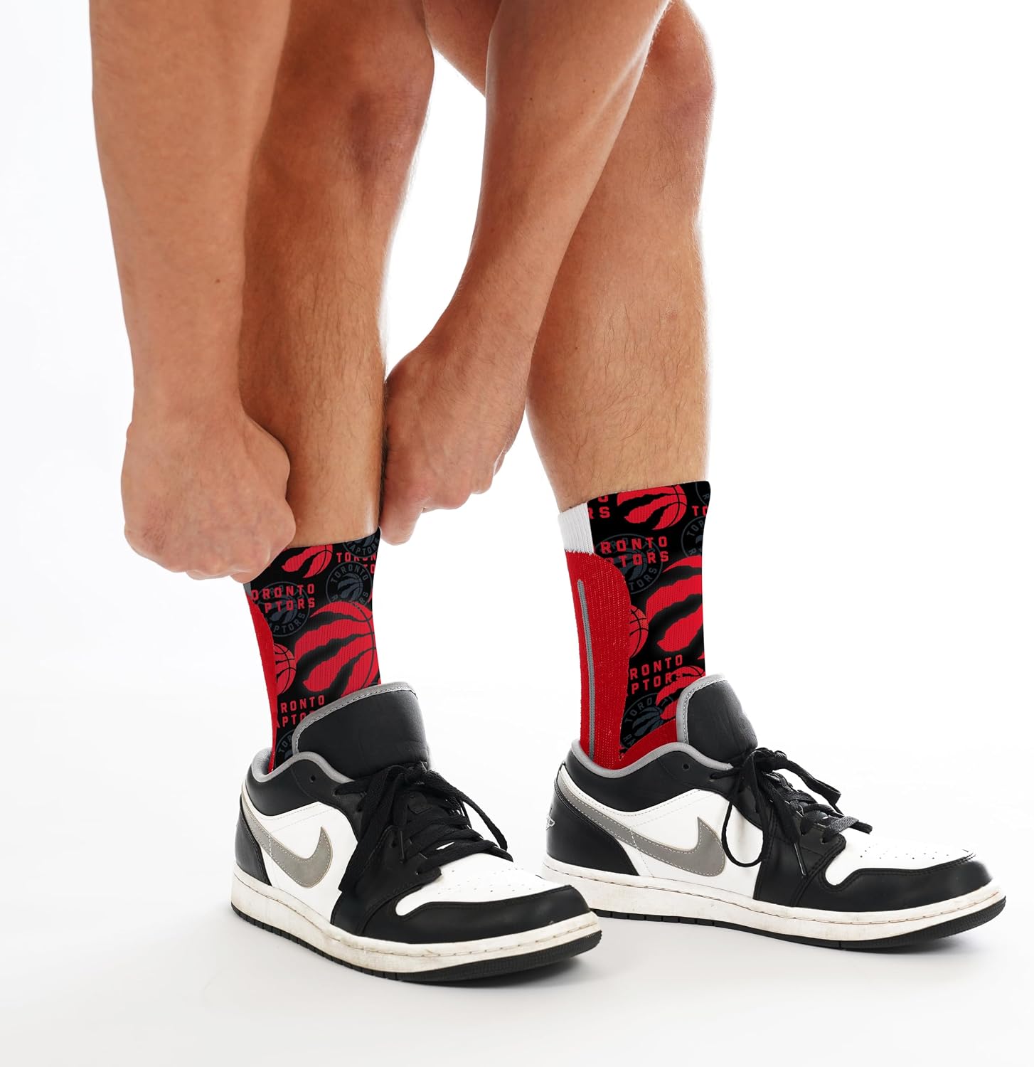 For Bare Feet NBA Unisex Kids Nba Montage Crew Sock Youth