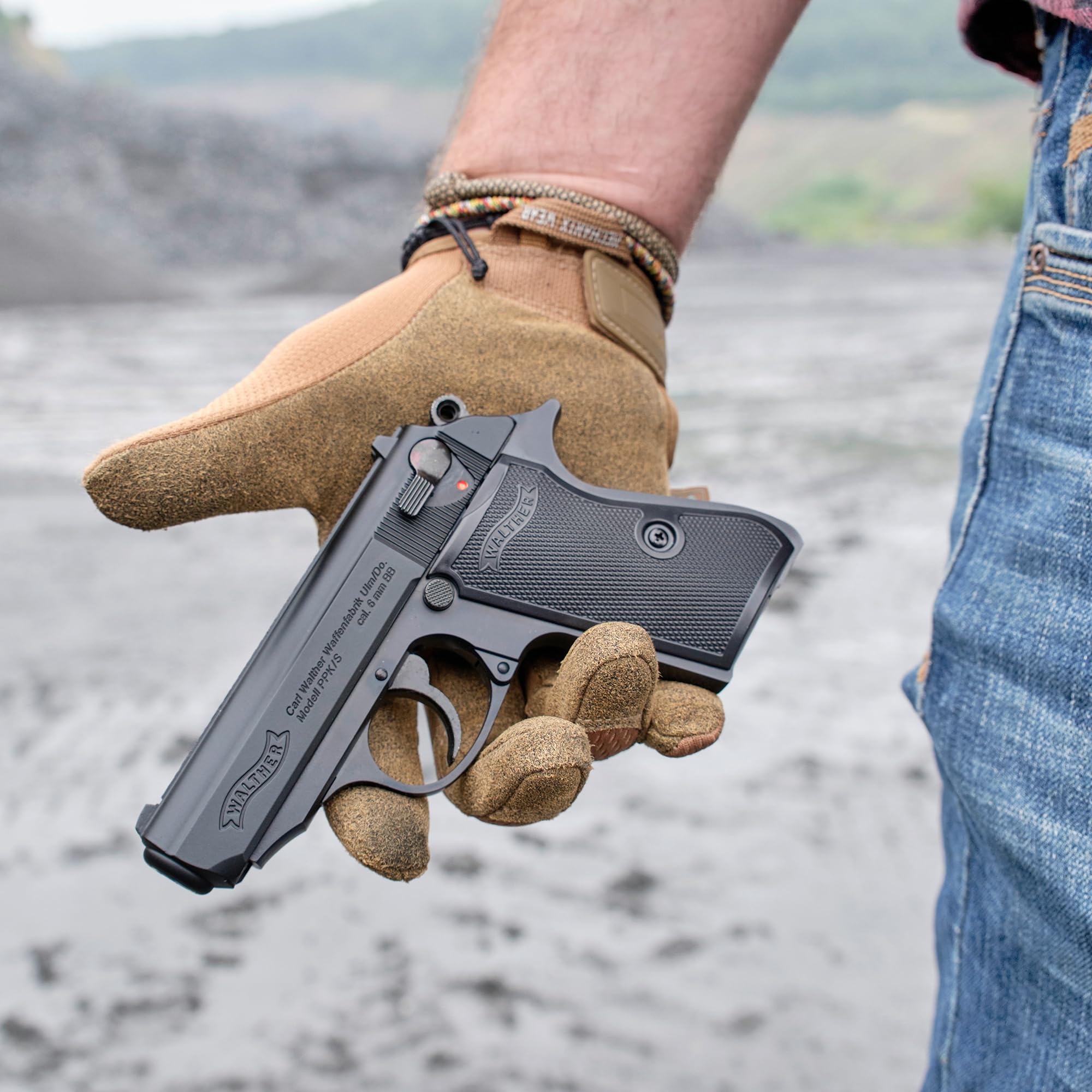 Walther WA25007 PPK/S - Pistola Softair, Nero, Taglia Unica