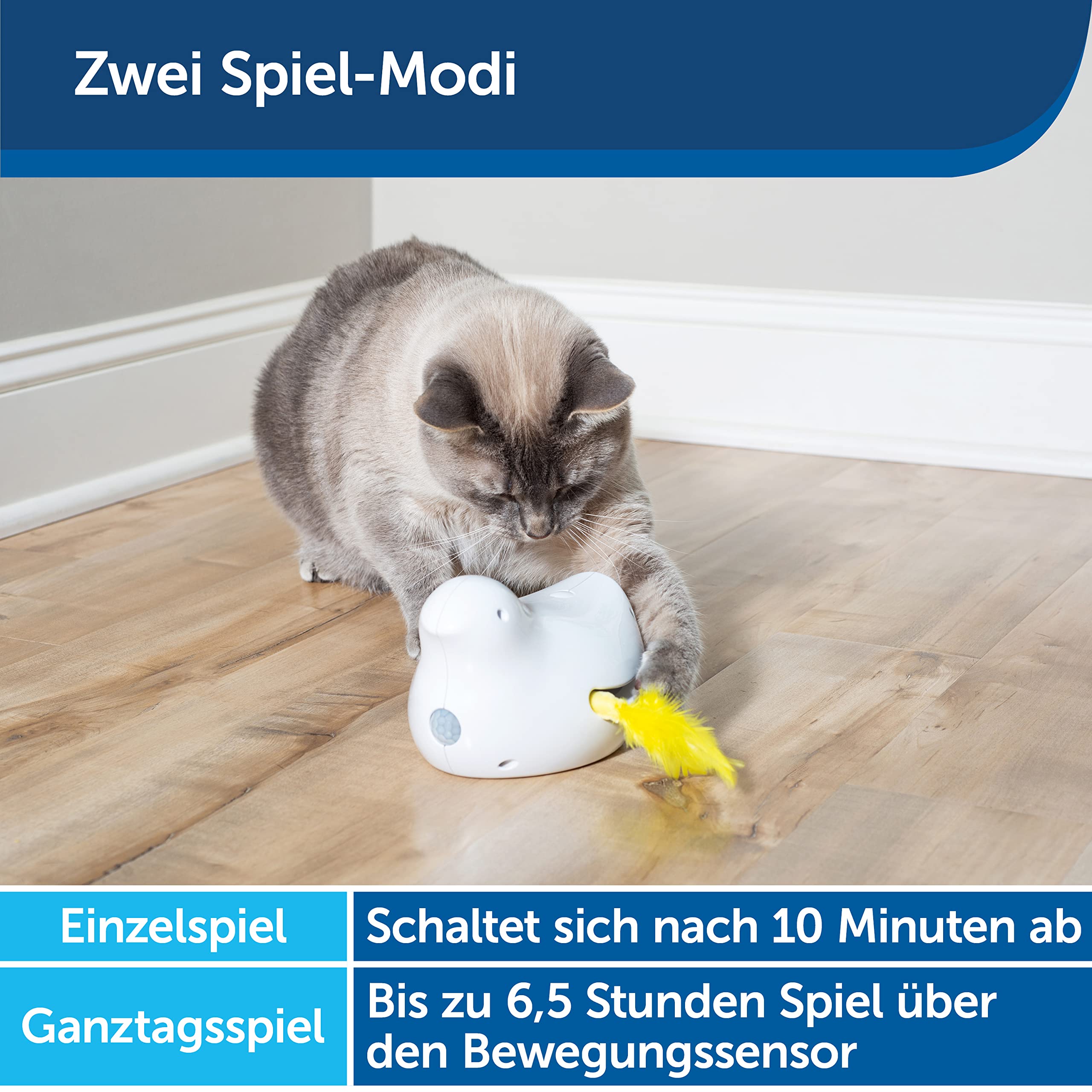 PetSafe Elektronisches Katzenspielzeug Peek-A-Bird