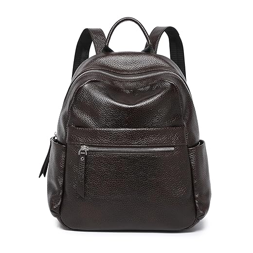 Mochila feminina de couro legítimo, designer de moda, bolsas de ombro de couro macio