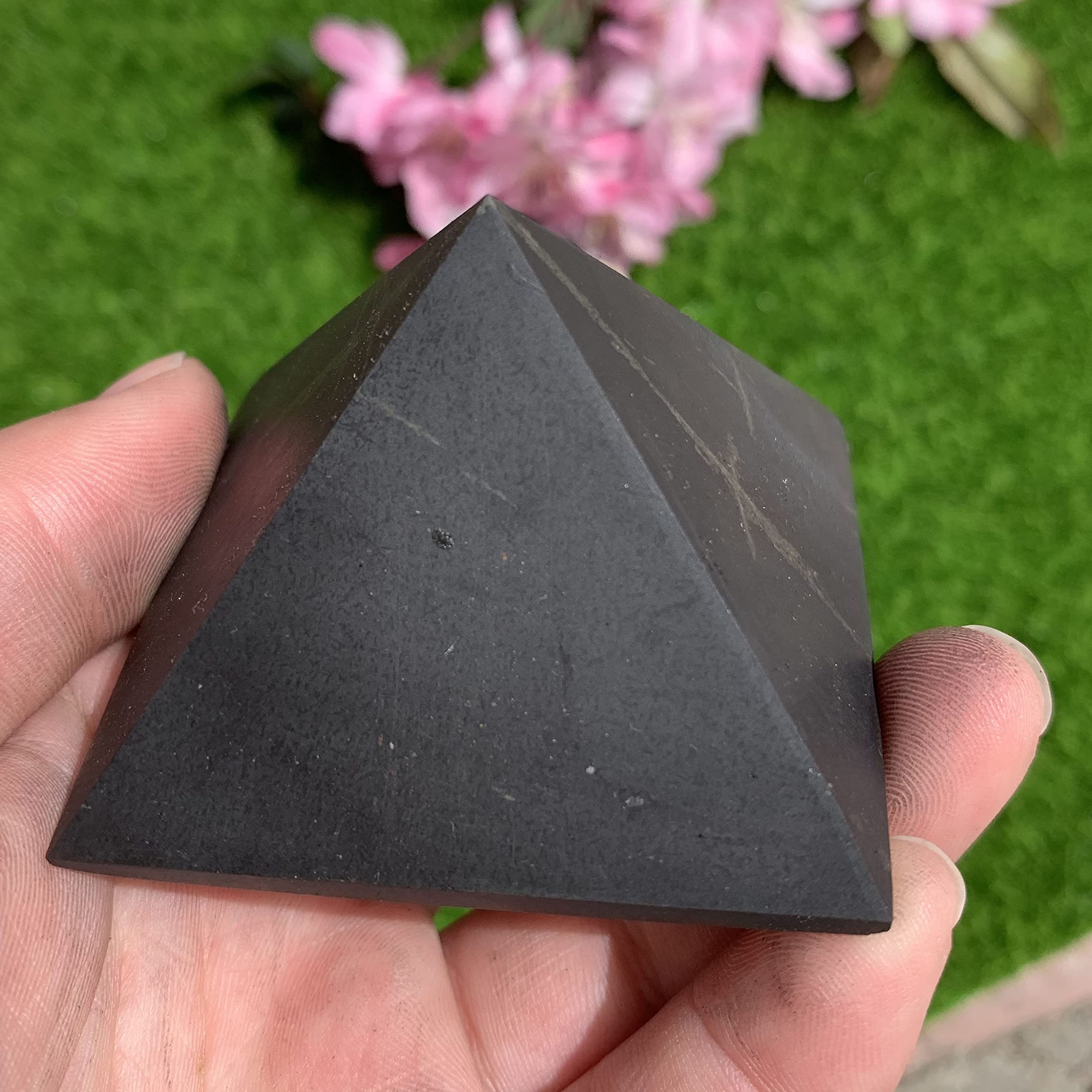 Amazon.co.jp: ロシア シュンガイト ピラミッド クリスタル