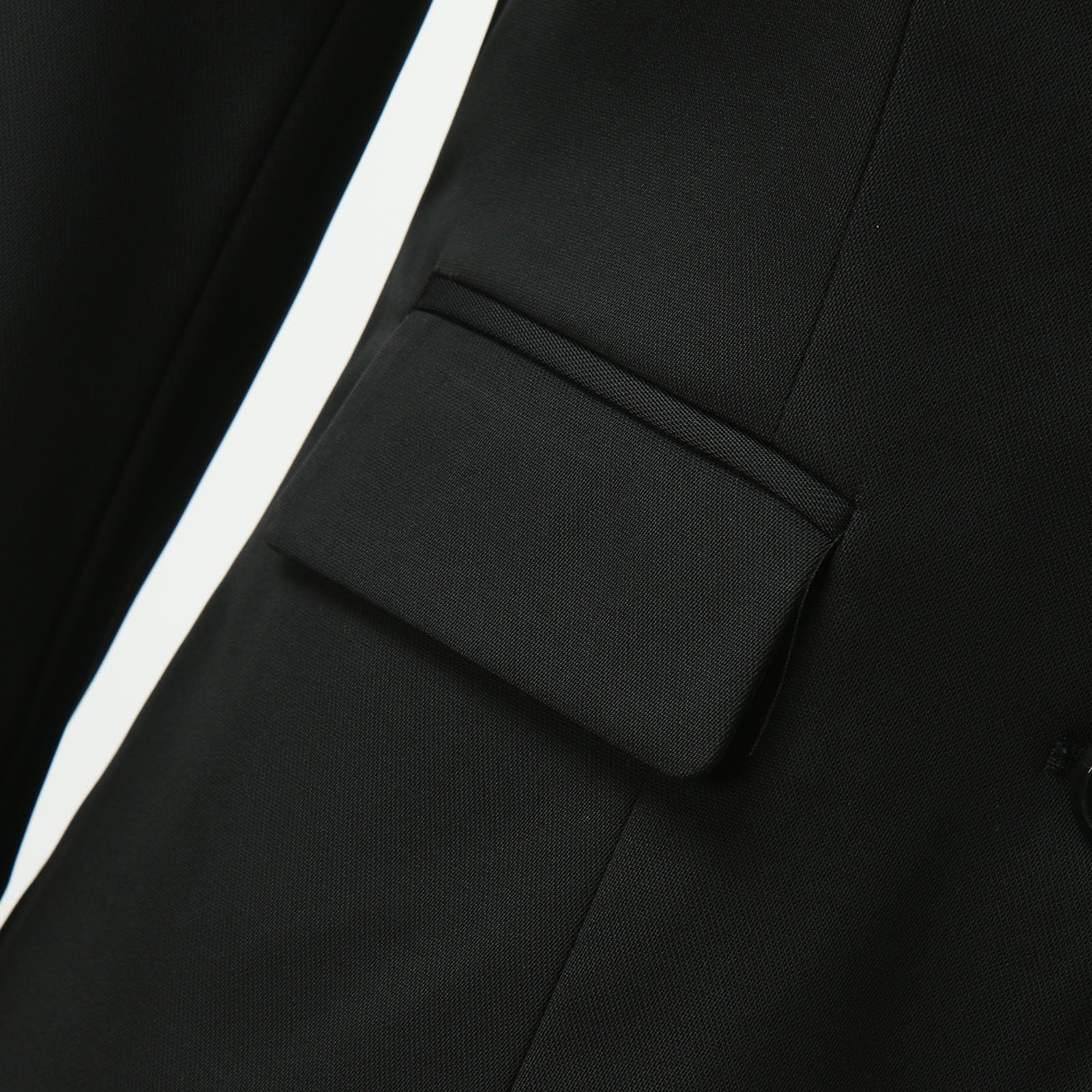 Tuta da donna elegante, 2 pezzi, tinta unita, con pantaloni e blazer, giacca monopetto, pantaloni lunghi, per pendolari, costume da lavoro, abbigliamento professionale