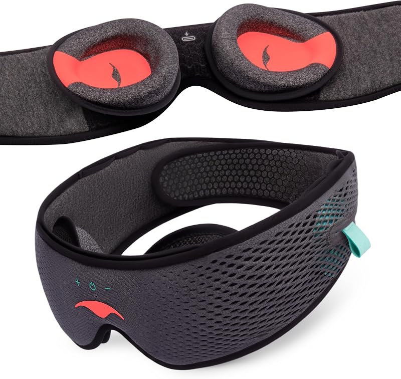 Manta Sound Sleep Mask – Bluetooth® Sleep Mask with 24-Hour Battery Life | Ultra-Thin Headphones for Sleep, Travel, Naps and Shift Work