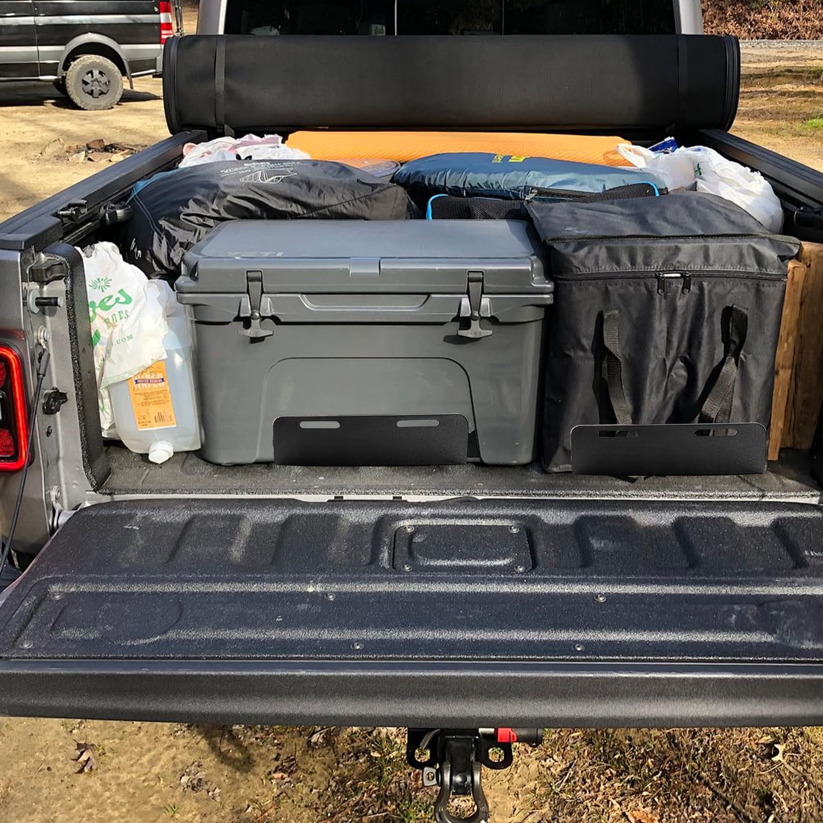Foonary 4 organizer per bagagliaio con fissaggio in , per SUV, station wagon, separatore per sedile posteriore, pratico organizer per auto per tenere in ordine e fissare l'interno del veicolo