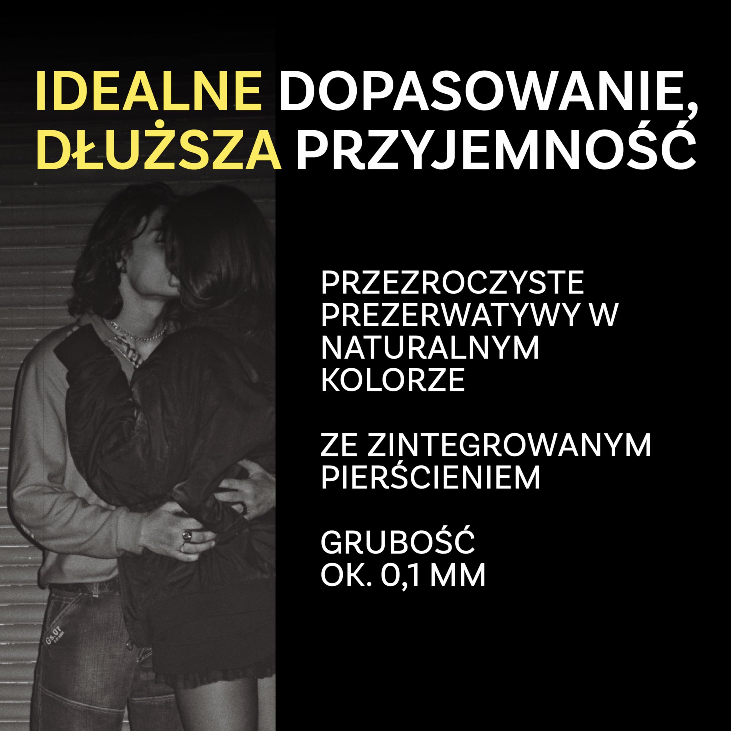 Prezerwatywy BILLY BOY Länger Lieben 100 szt., 52 mm – prezerwatywy zapewniające dłuższe i bardziej intensywne doznania (1 נ100 szt.)