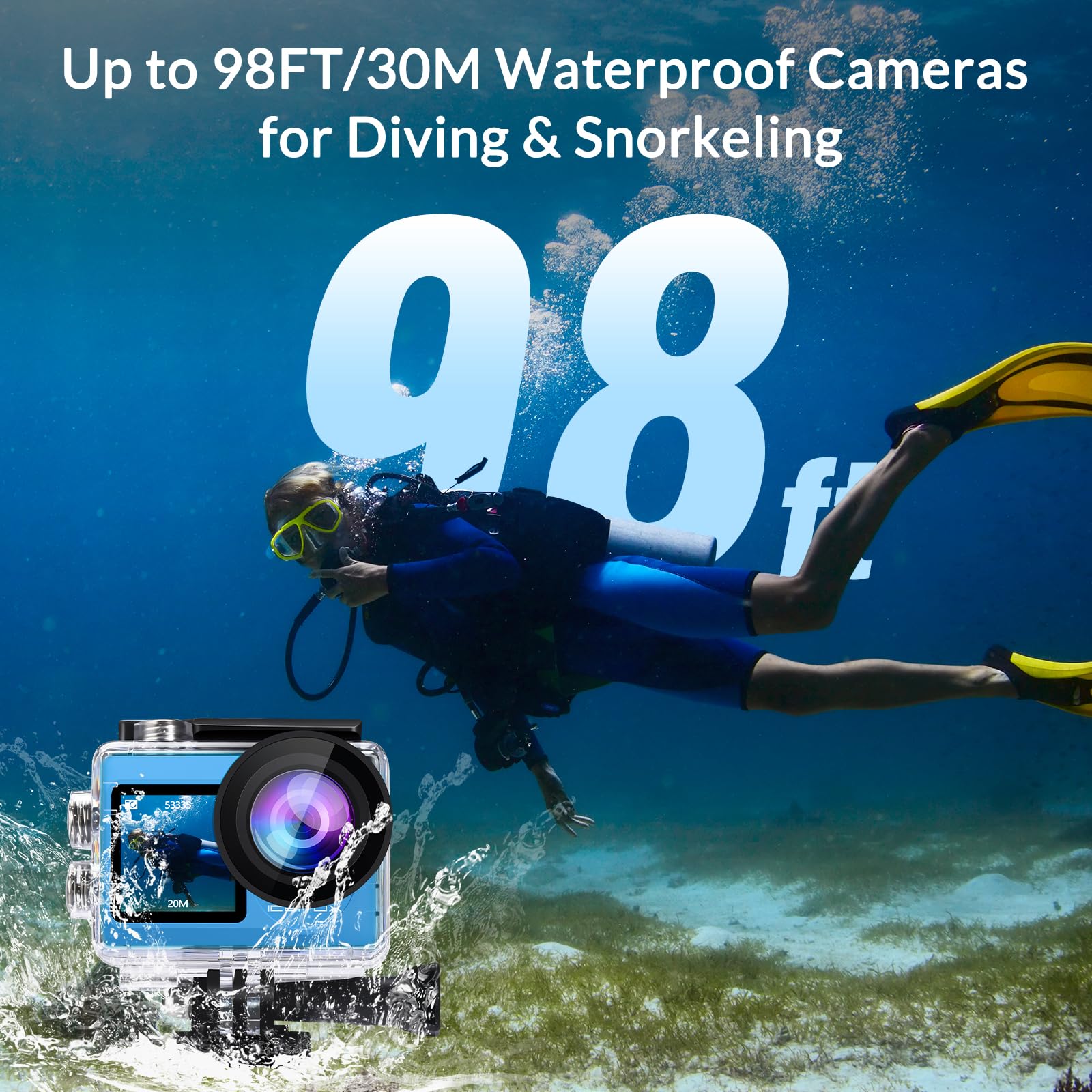 Amazon.com : icefox i8 Action Camera with 20MP, 5X Zoom