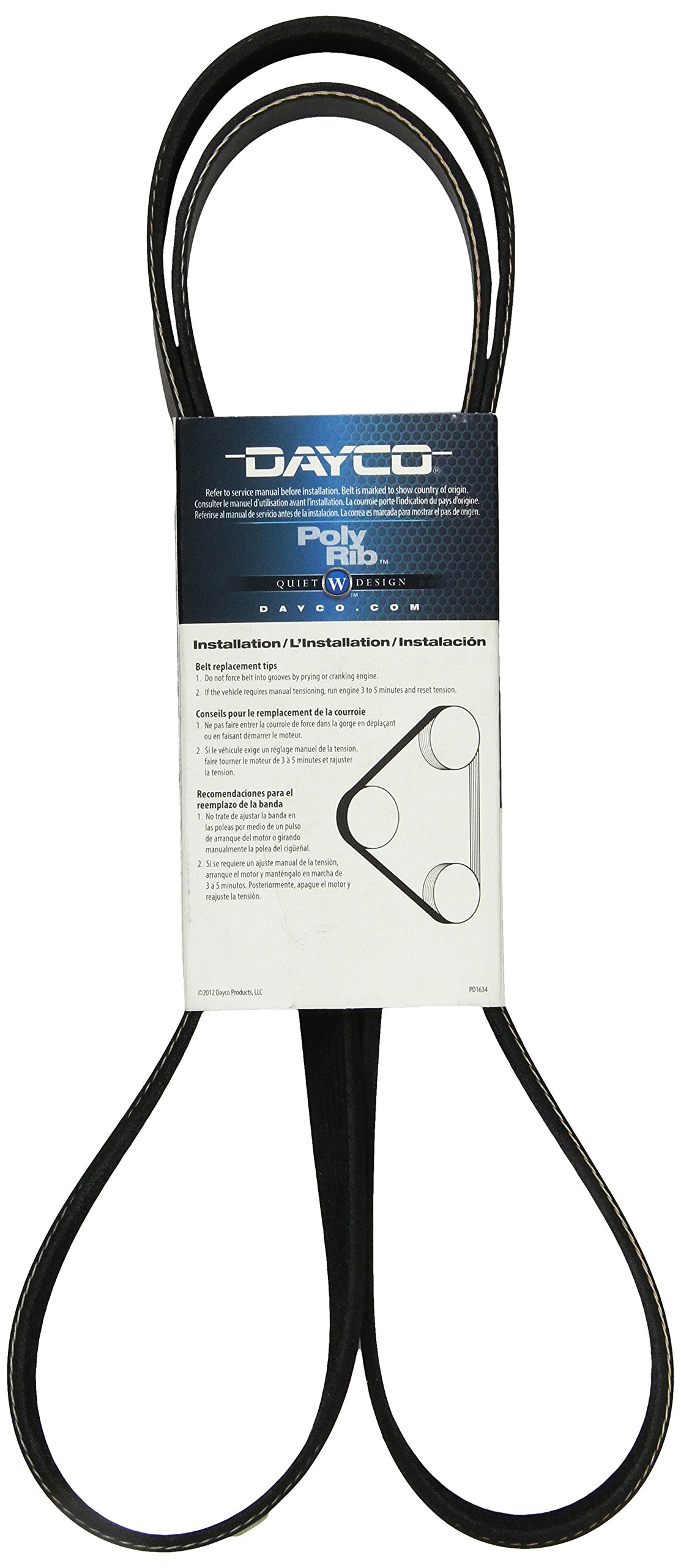 Amazon.com: Dayco 5070680 Serpentine Belt : Automotive