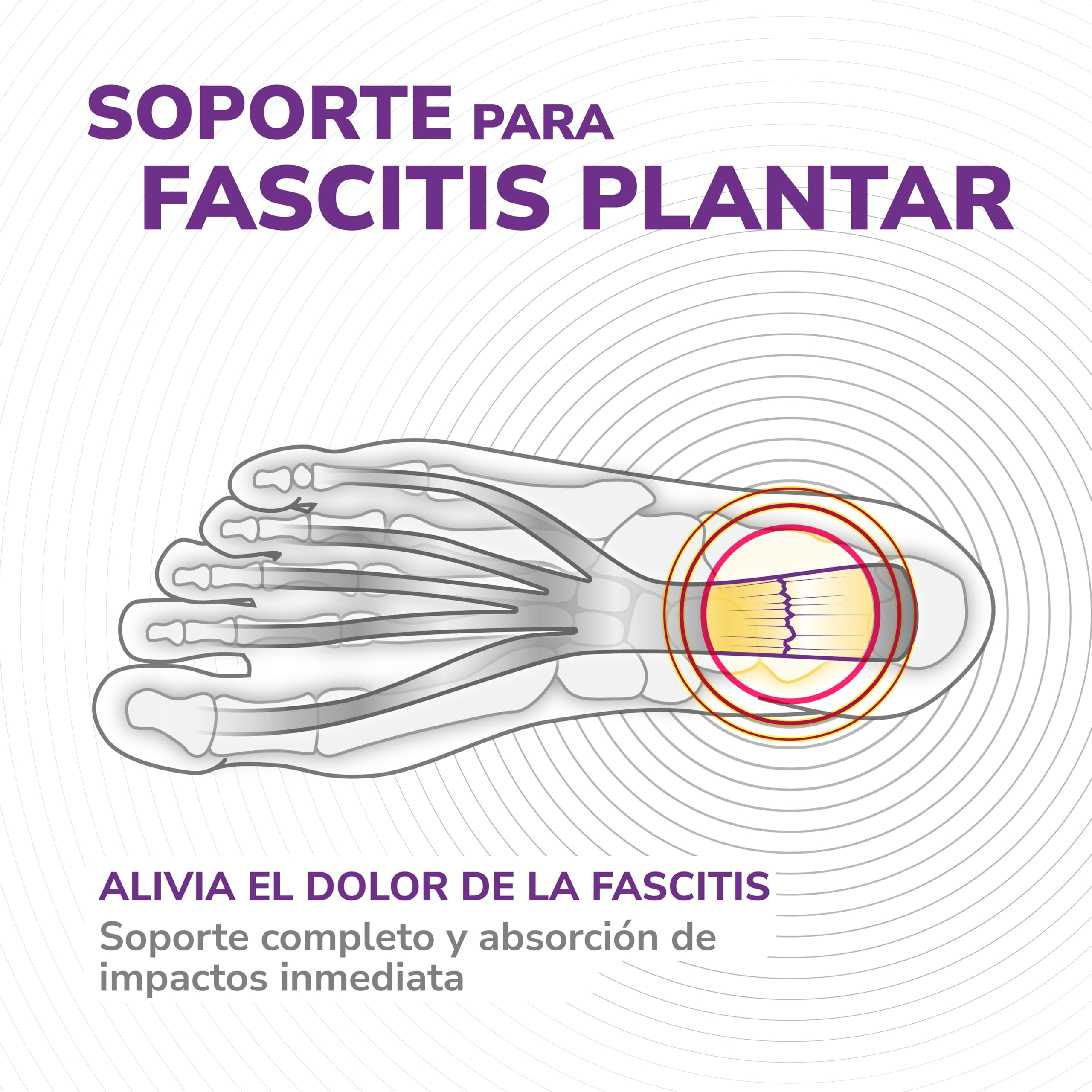 Scholl In-Balance Plantillas Ortopédicas Fascitis Plantar Soporte Arco Talla L 42,5-45