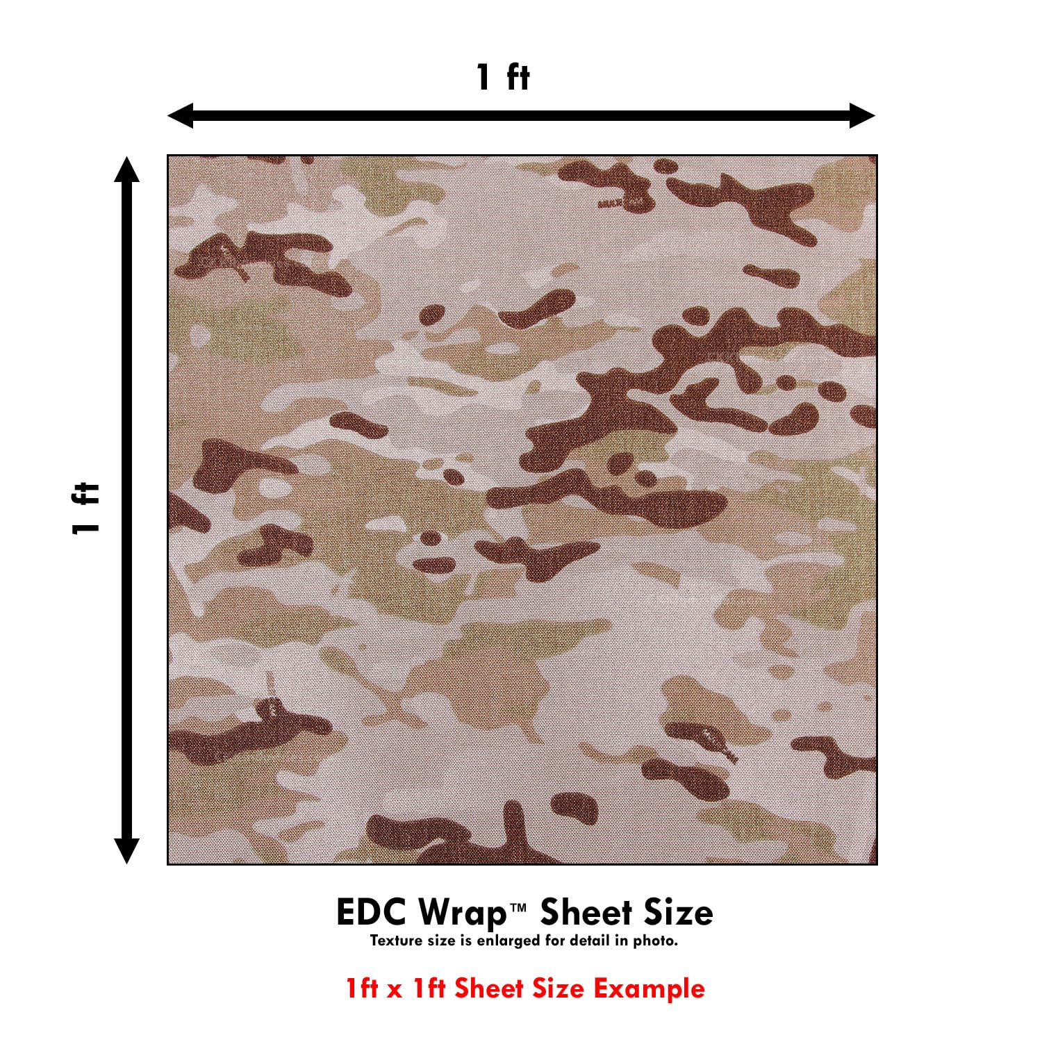EDC Wrap – wyprodukowana w USA tkanina Cordura do kabur Kydex, osłon, słuchawek i przedmiotów codziennego noszenia - 30 cm x 30 cm