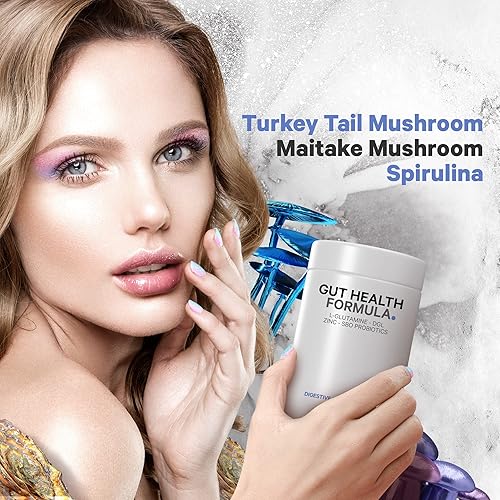 Miniatura 6 de Codeage - Suplemento de fórmula intestinal mezcla de L-glutamina más raíz de regaliz desglicirrizado más raíz de malvavisco probióticos SBO