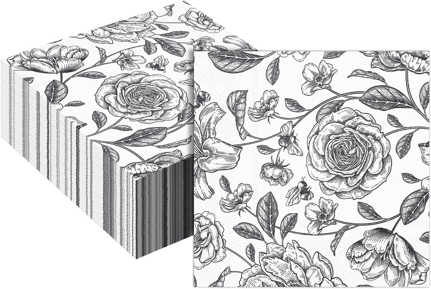 100Ct Luncheon Napkins Bulk Party Cocktail Napkins