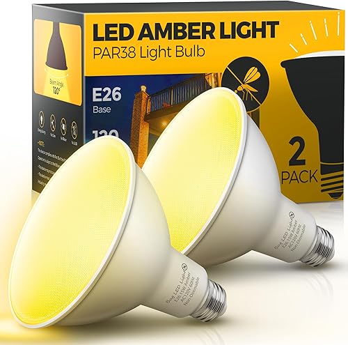 Miniatura 7 de LOHAS PAR38 Bombillas de luz de inundación azul, luz de inundación LED azul marino de Navidad para exteriores, equivalente a 120 W, regulable,