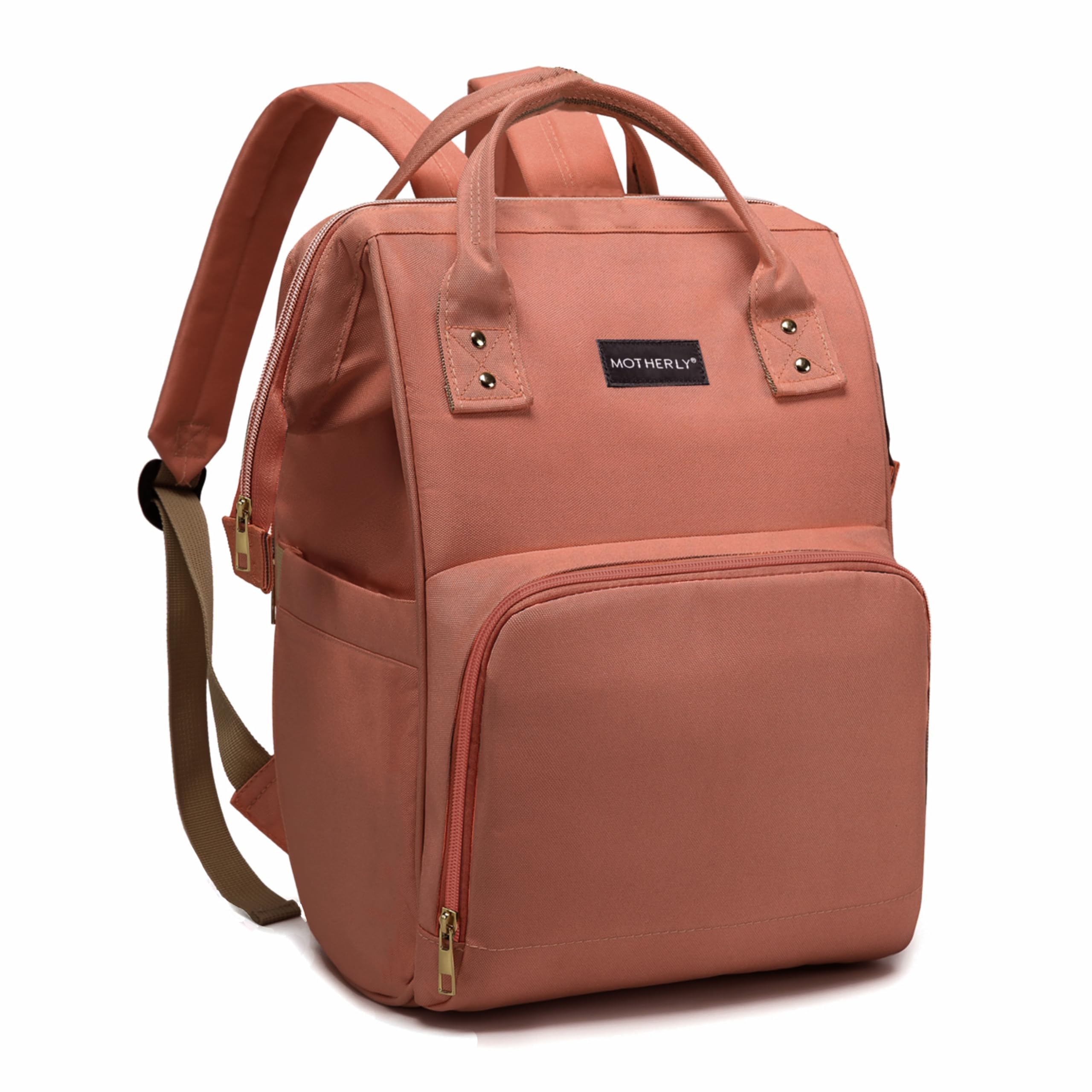 Motherly Solid Color Diaper Bag for Mothers for Travel, Maternity Bag for Newborn Baby, Mothers Travelling Bag, Multiple Pocket Water Resistant Baby Bag, Hospital Bag for moms (Pink) (B0D5CRQFVB) Amazon Price History, Amazon Price Tracker