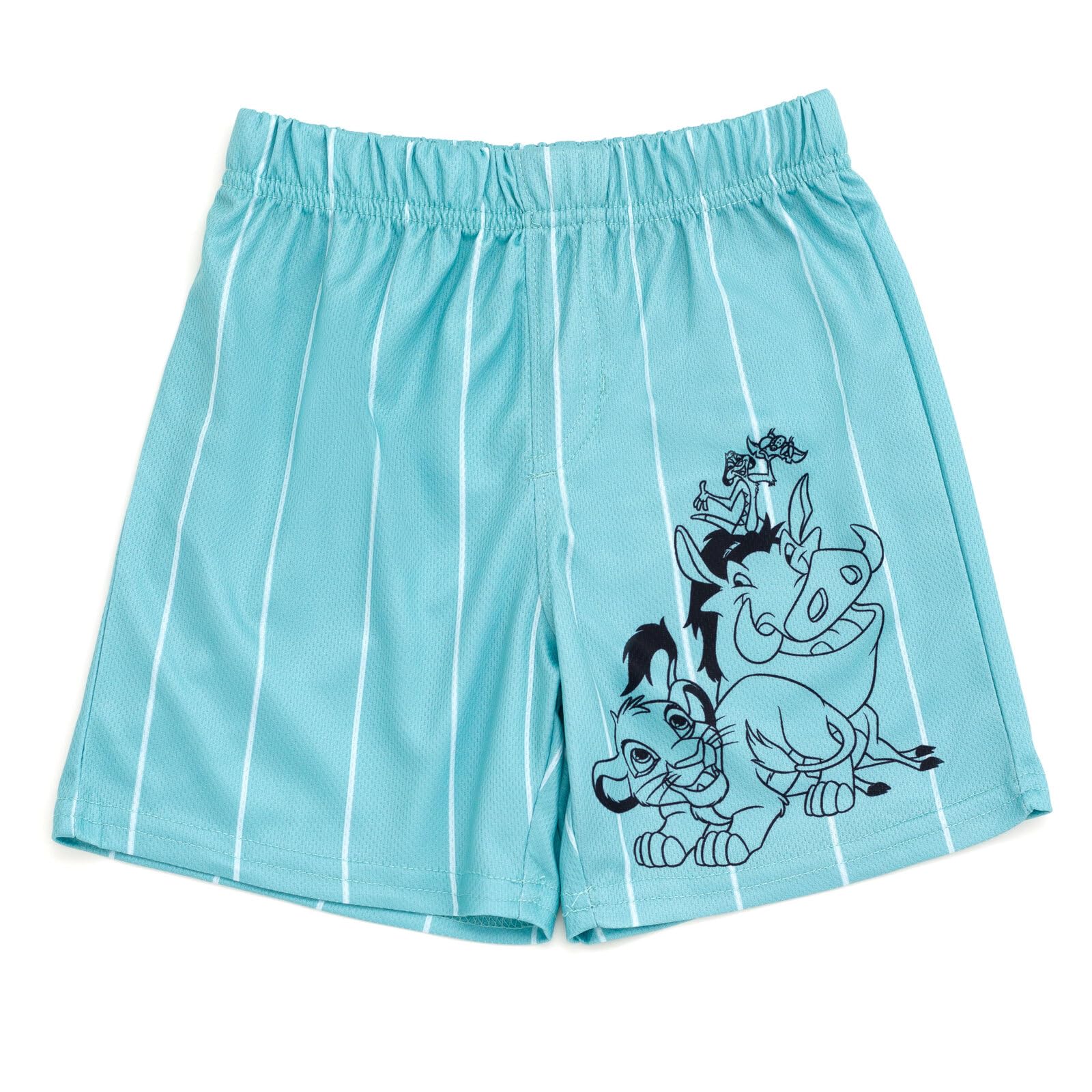 Disney Completo da basket e pantaloncini da bambino, abbigliamento atletico per bambini piccoli e grandi (2T-10/12)
