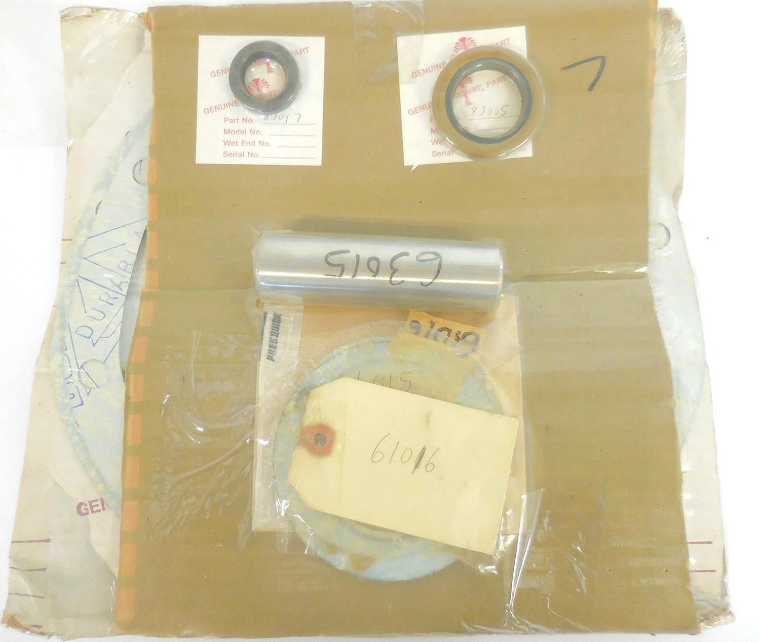 Gusher Pump Ruthman Kit Number L Rebuild Service Kit for