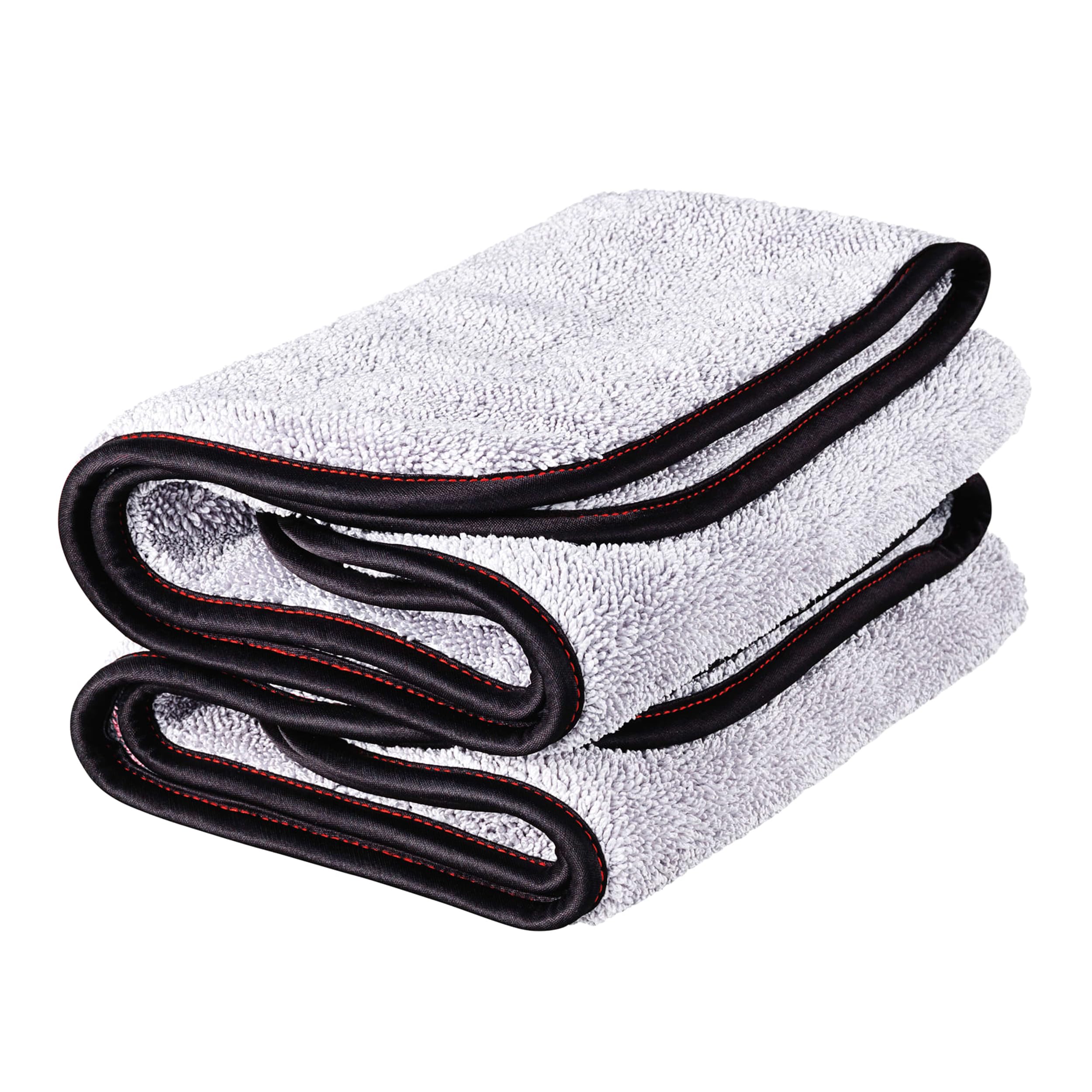 Griot's Garage55586 PFM Terry Weave Towel, 16" x 16", Grey (Set of 2)