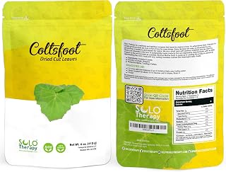 Coltsfoot Dried Leaves | Coltsfoot Herb - Colftsfoot Tea - Dried Herb Tussilago Farfara | 4 oz | Product From Croatia | Packaged in the USA (4 oz)