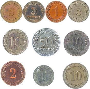 Amazon.co.jp: ドイツ帝国 ミックスコイン 10枚 | マーク